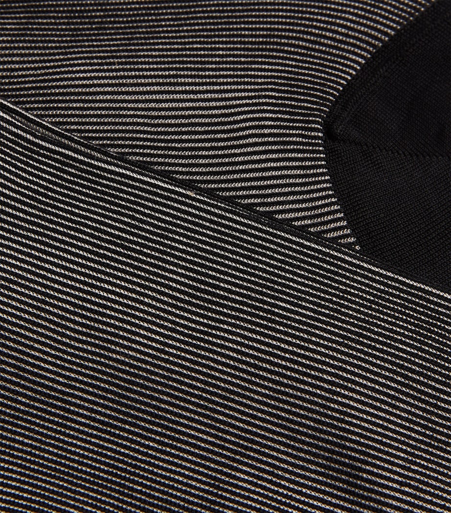 Fine Shadow Socks 3010-BLACK-MIX Image 2