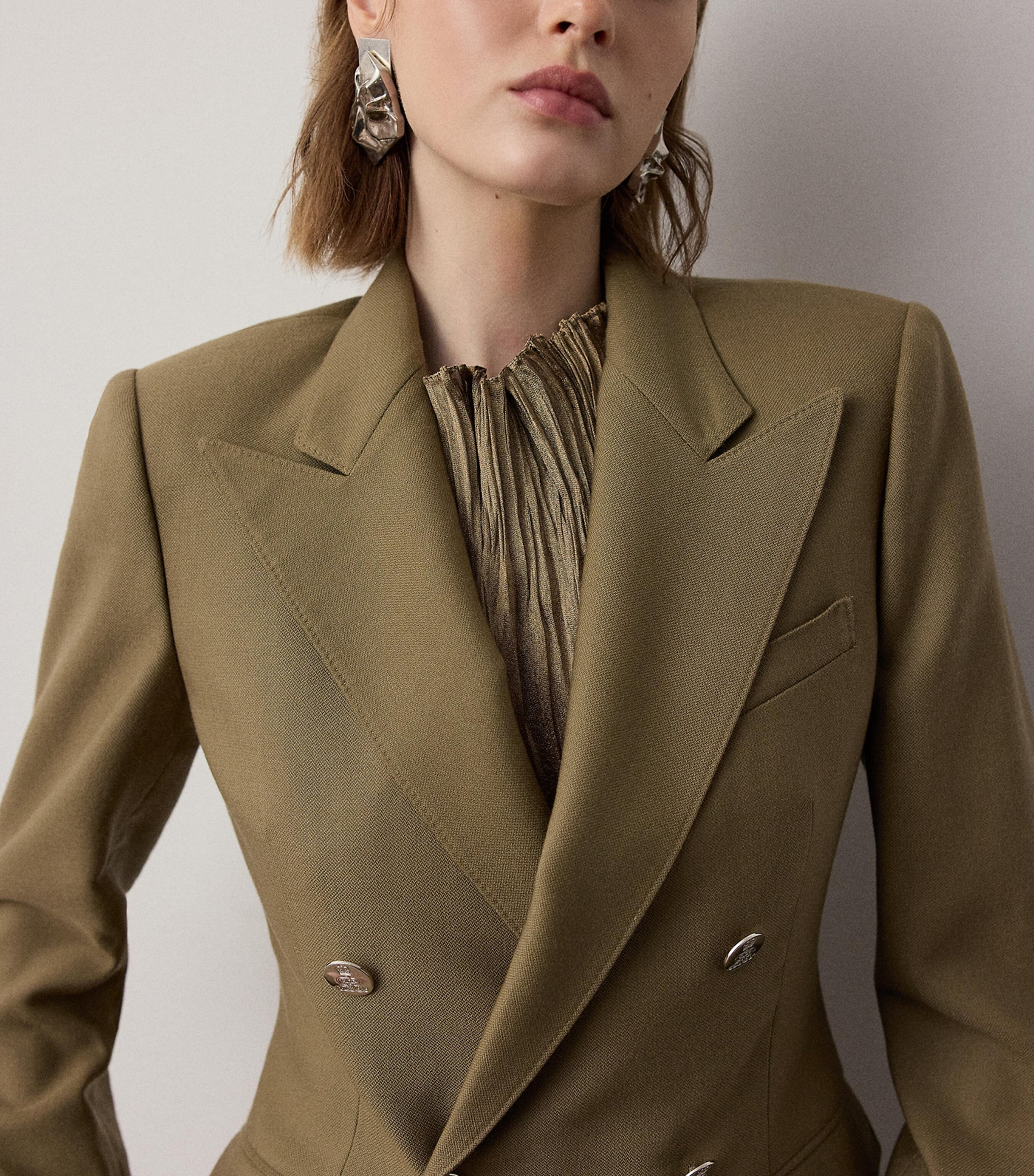 Ralph Lauren Collection Womens Cashmere Camden Jacket Porcini Image 4