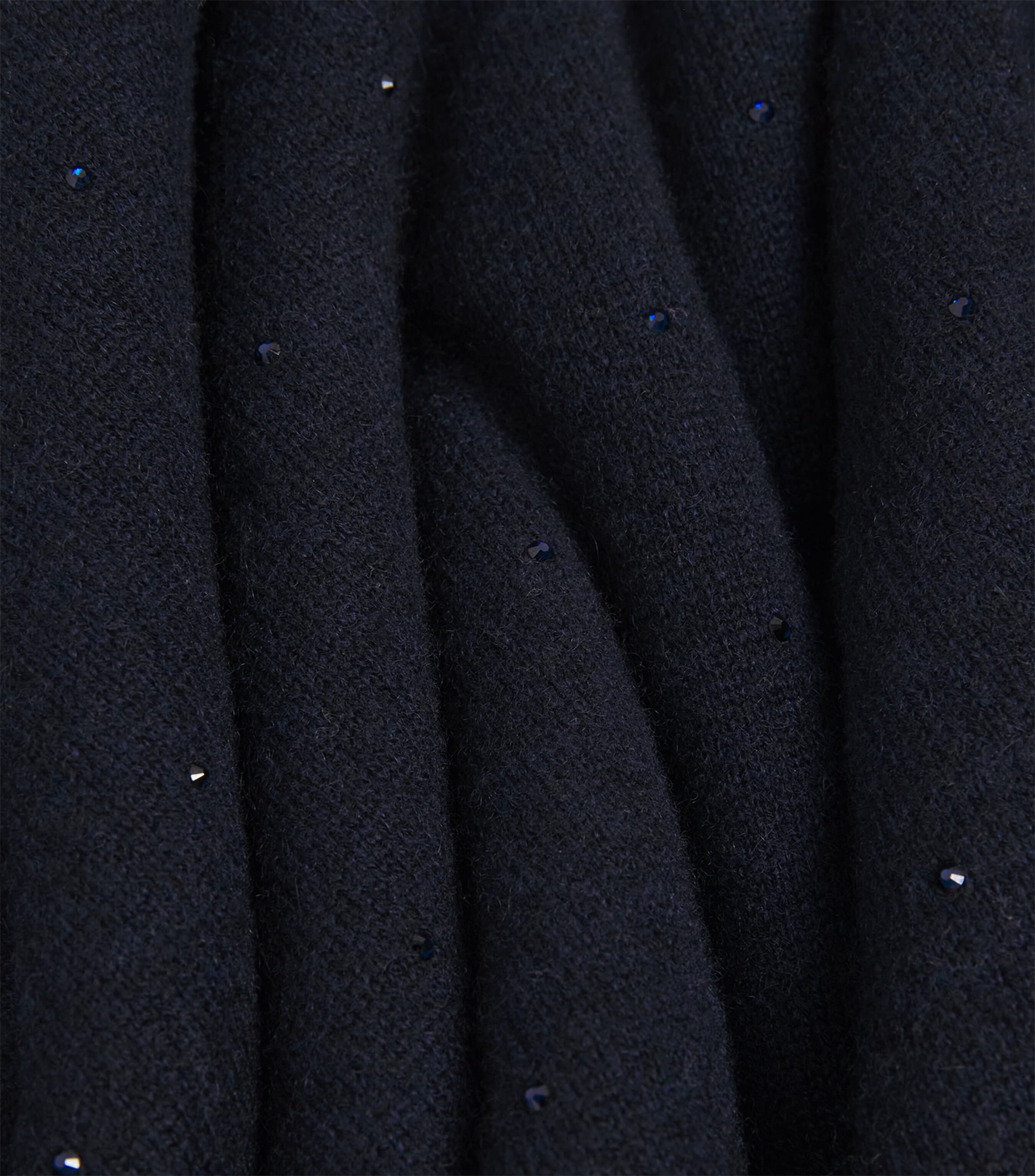 William Sharp Cashmere Crystal-Embellished Scarf Midnight Image 4