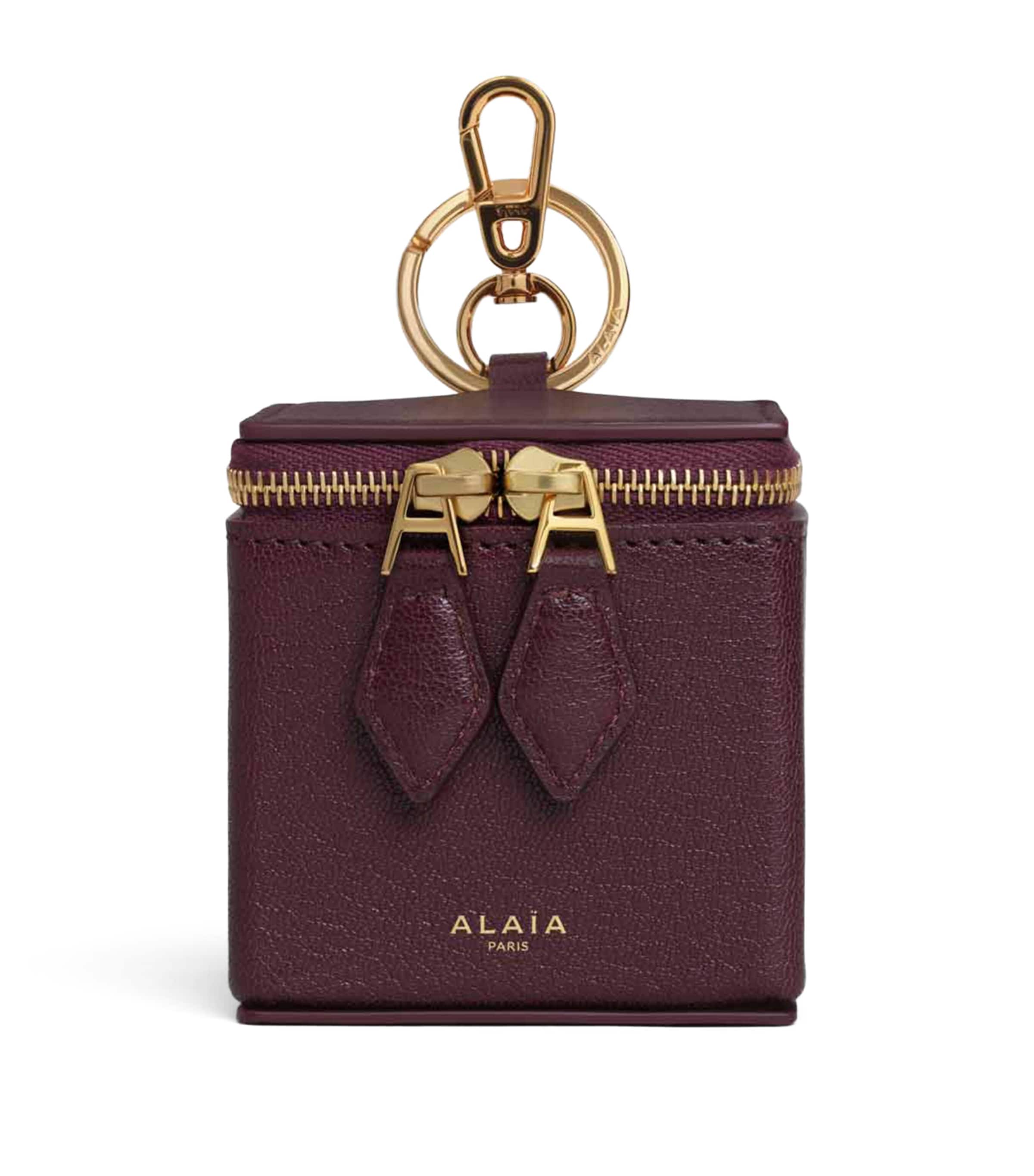 【上品♪】ALAIA アライラ スクエア ゴートスキン コインパース レディース レザー小物｜アライア日本公式