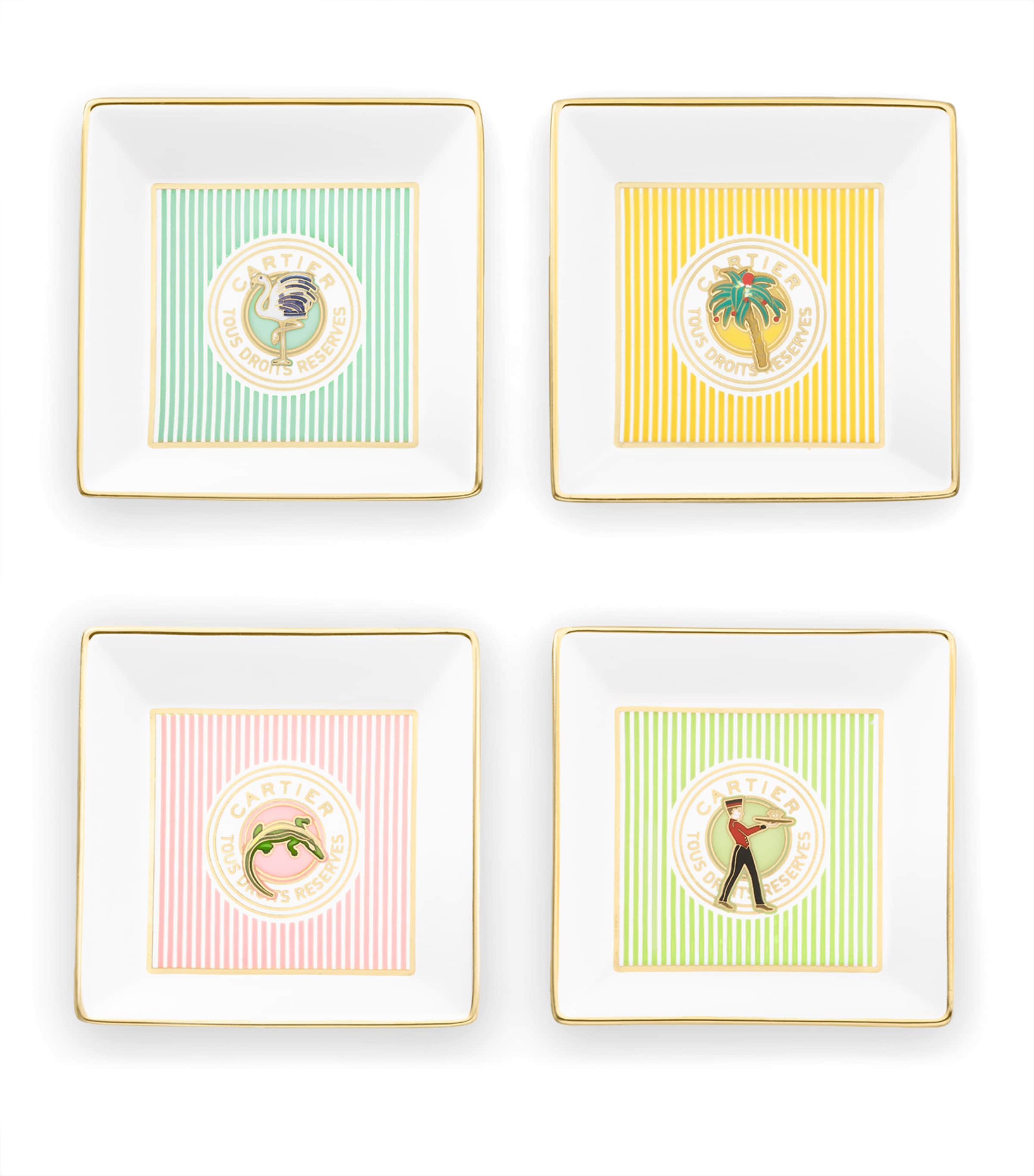 Cartier Small Cartier Characters Trinket Trays (Set of 4) Image 1