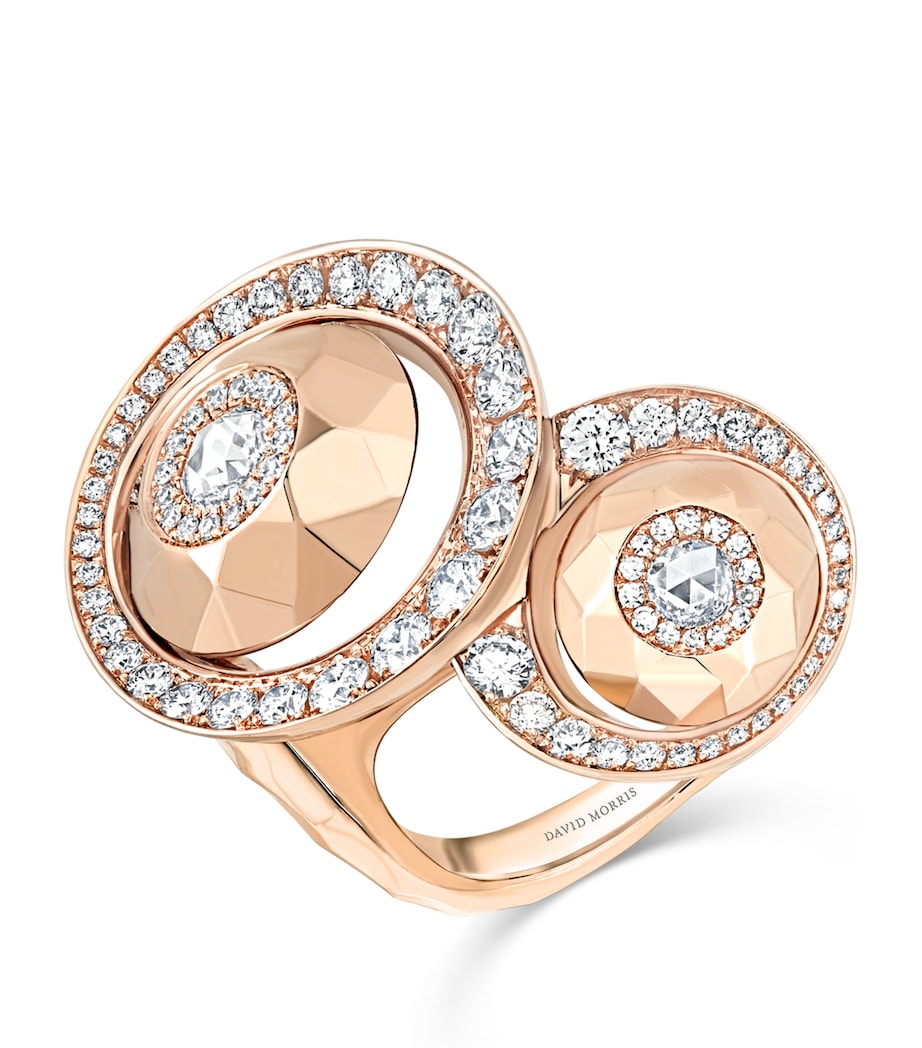 Rose Gold and Diamond Rose Cut Forever Ring Image 1