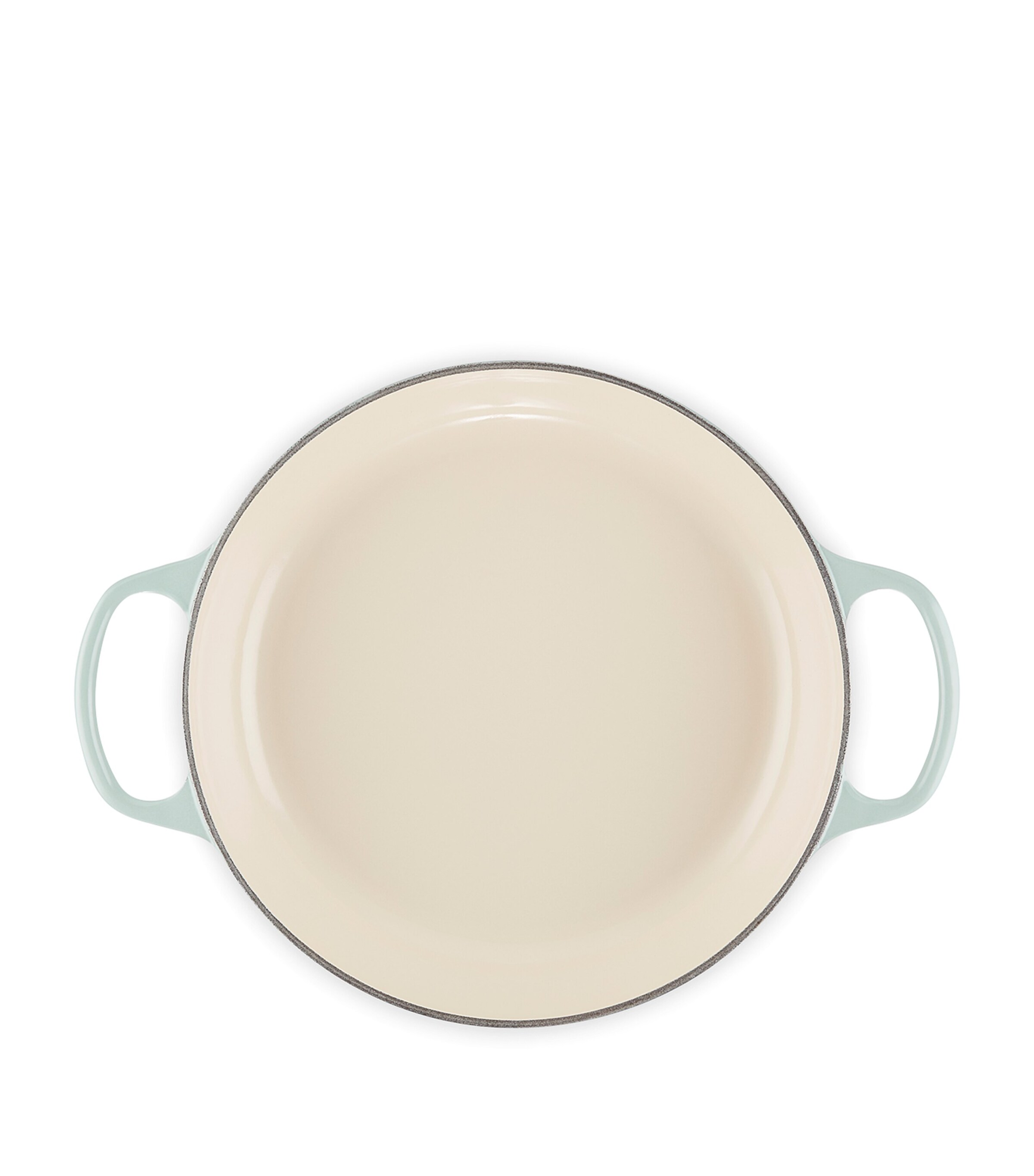 Cast Iron Shallow Casserole Dish (26cm) SEA SALT Image 4