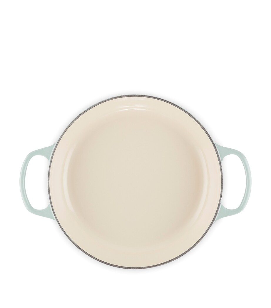 Cast Iron Shallow Casserole Dish (26cm) SEA SALT Image 4