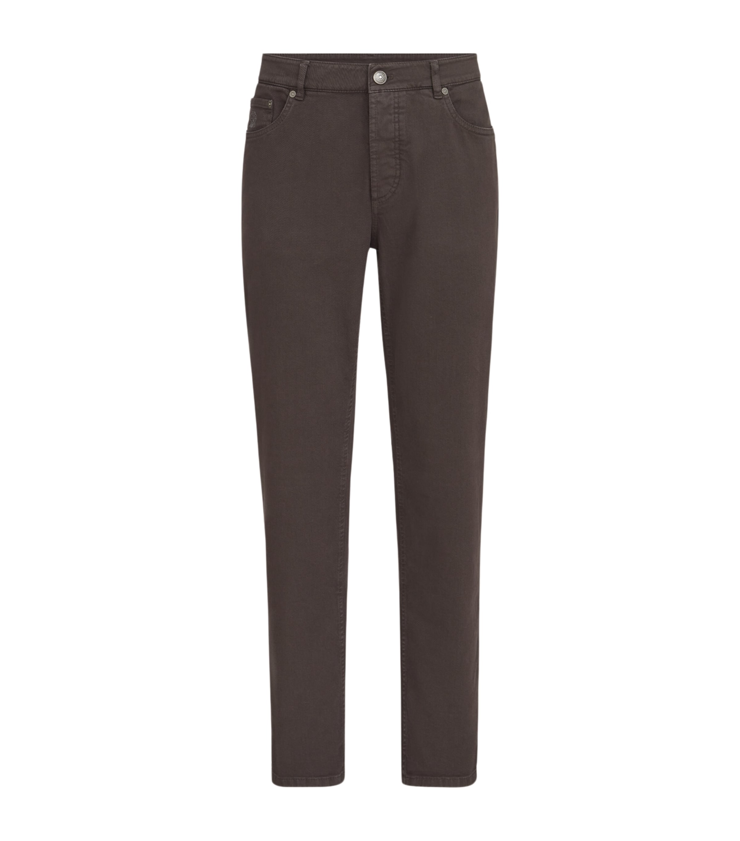 Brunello Cucinelli Mens Comfort Denim Five-Pocket Trousers Image 1