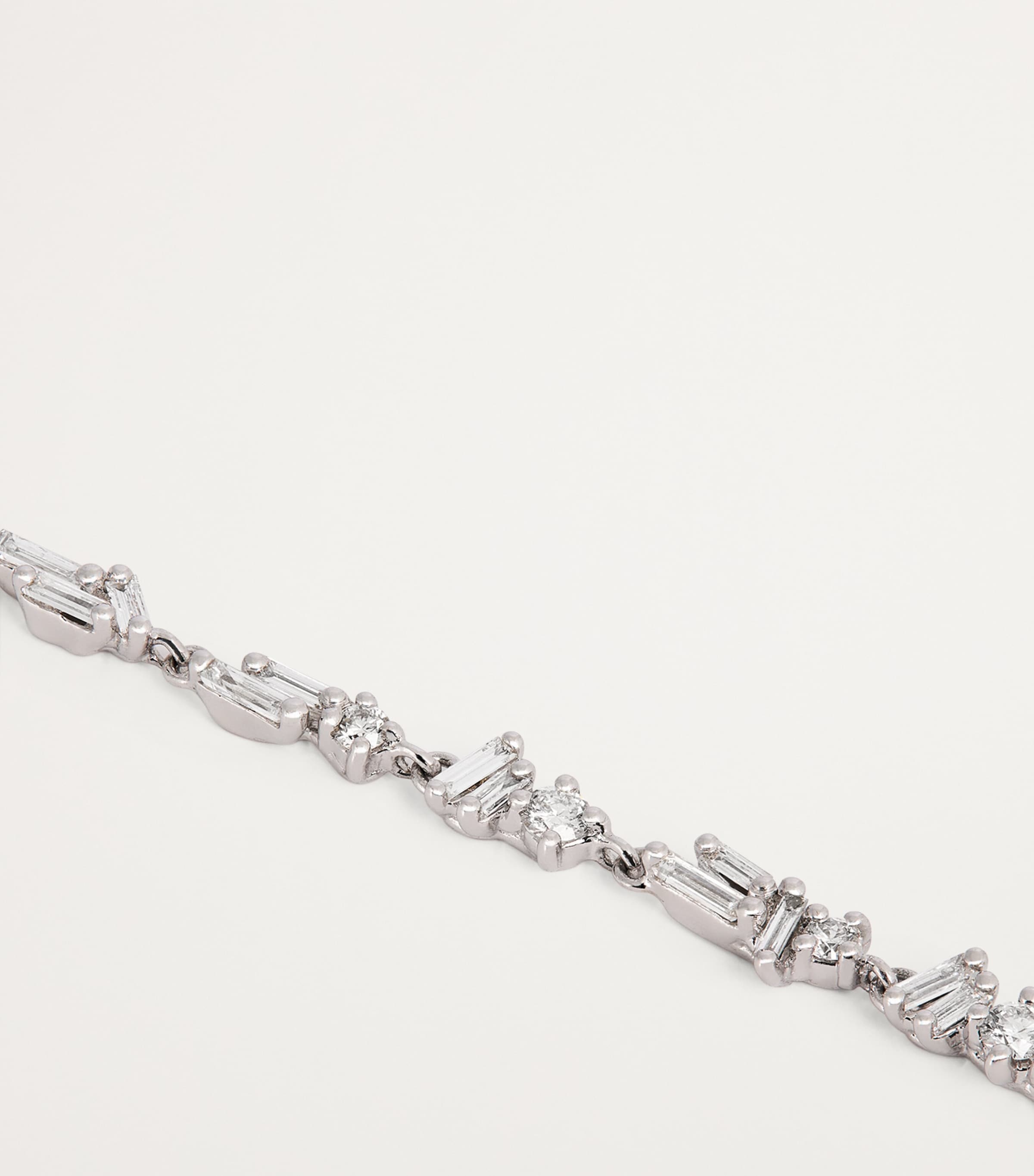 White Gold and Diamond Sparkler Bracelet 18K WG/WD Image 3