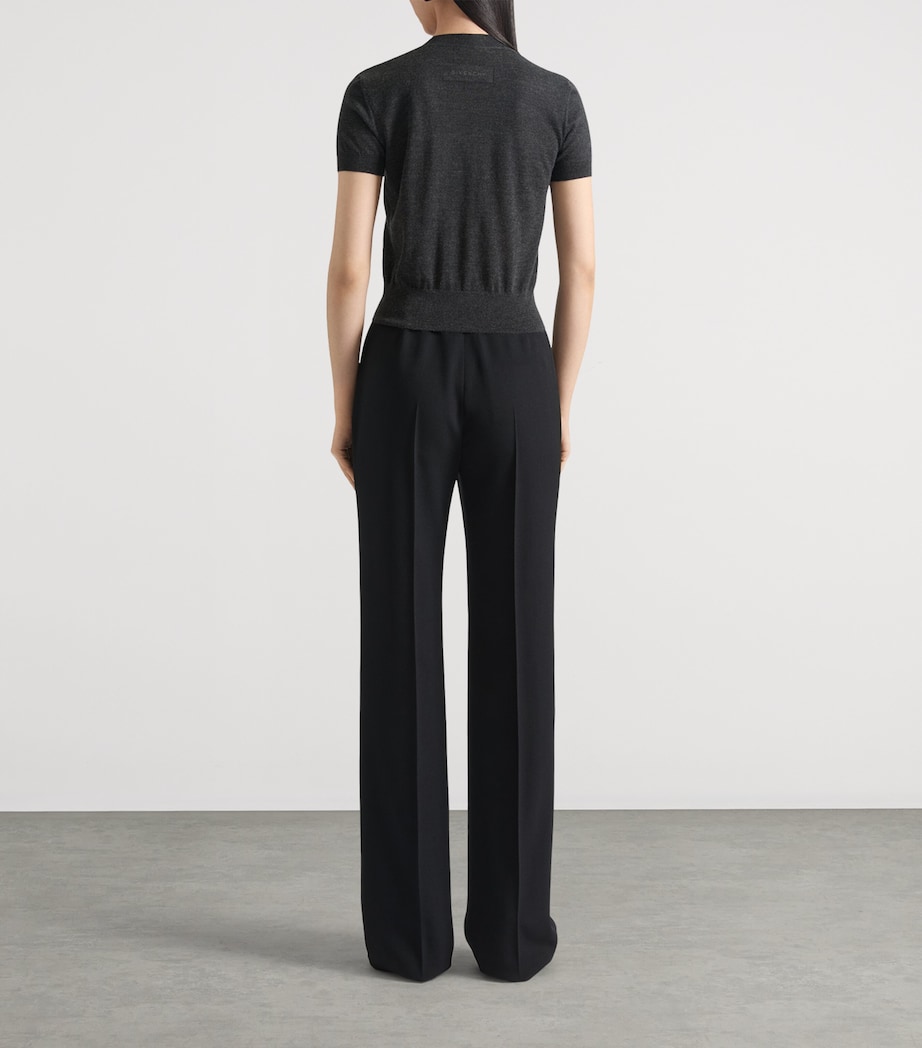 Cigarette Classic Tailored Trousers BLACK Image 3