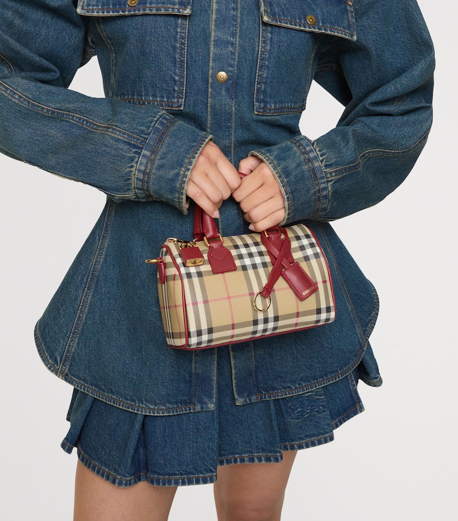 Mini Check Bowling Bag VNTG CHKRUBY Image 2