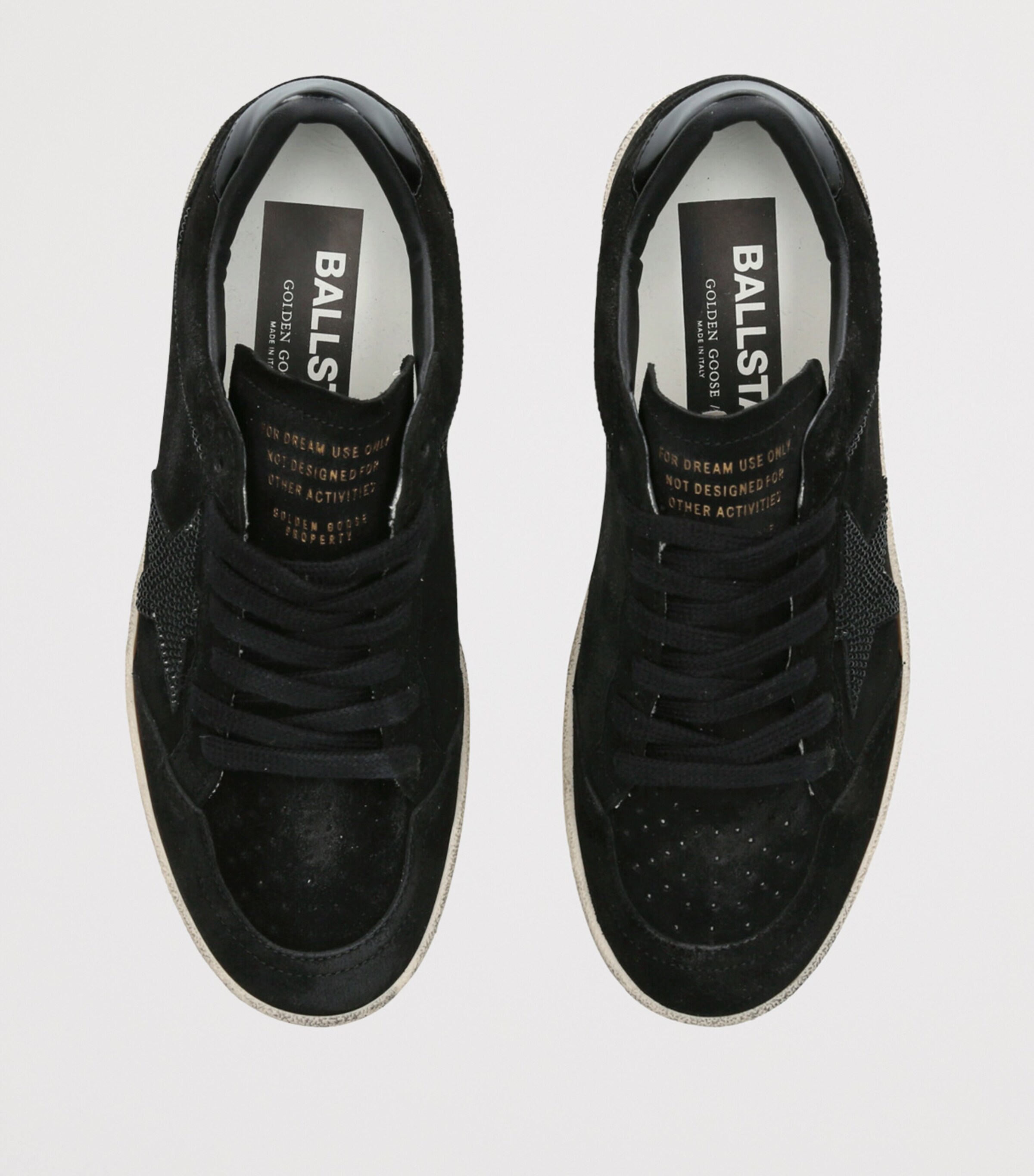Golden Goose Black Suede Ball Star Sneakers | Harrods US