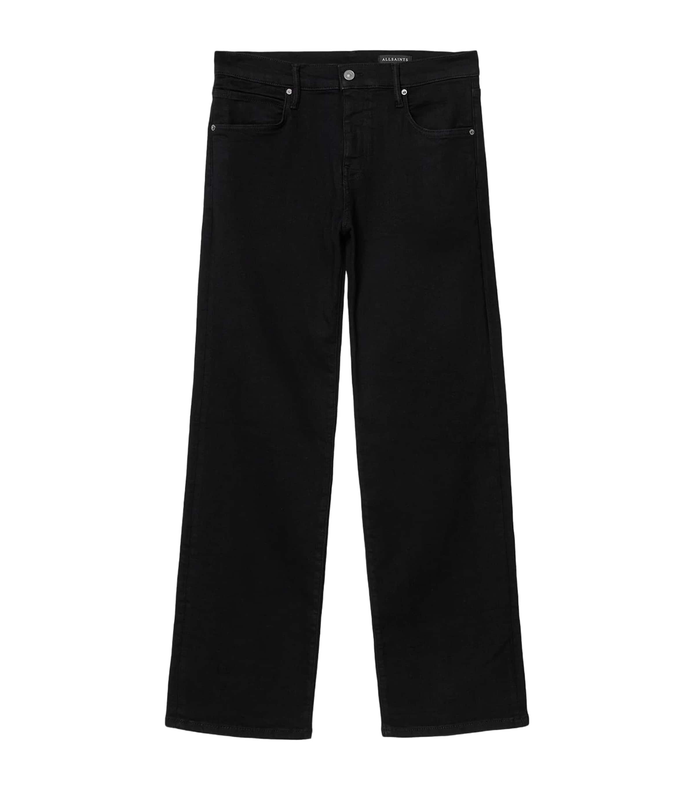 AllSaints Mens Sid Ultra Skinny Jeans Jet Black Image 1