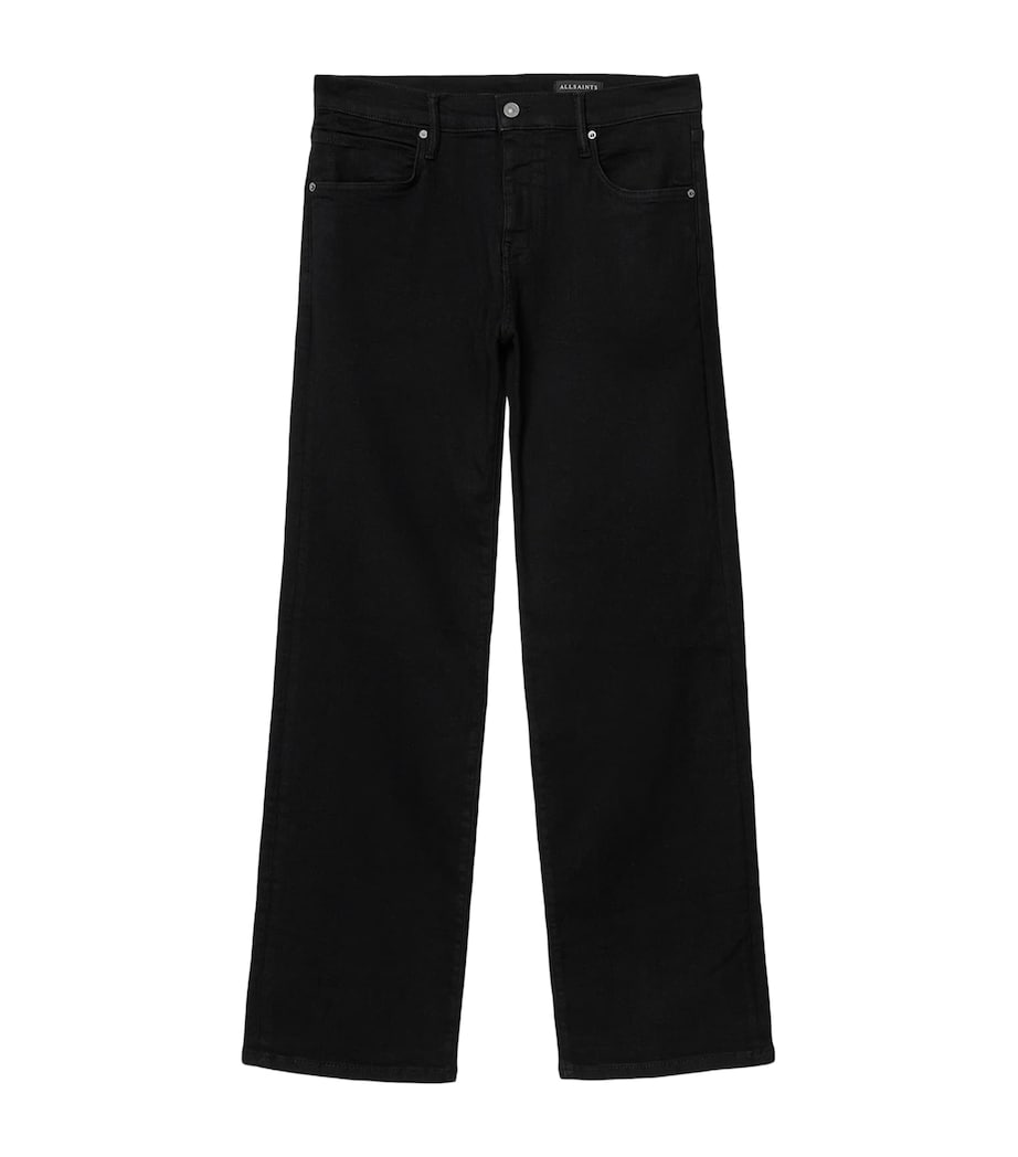 AllSaints Mens Sid Ultra Skinny Jeans Jet Black Image 1