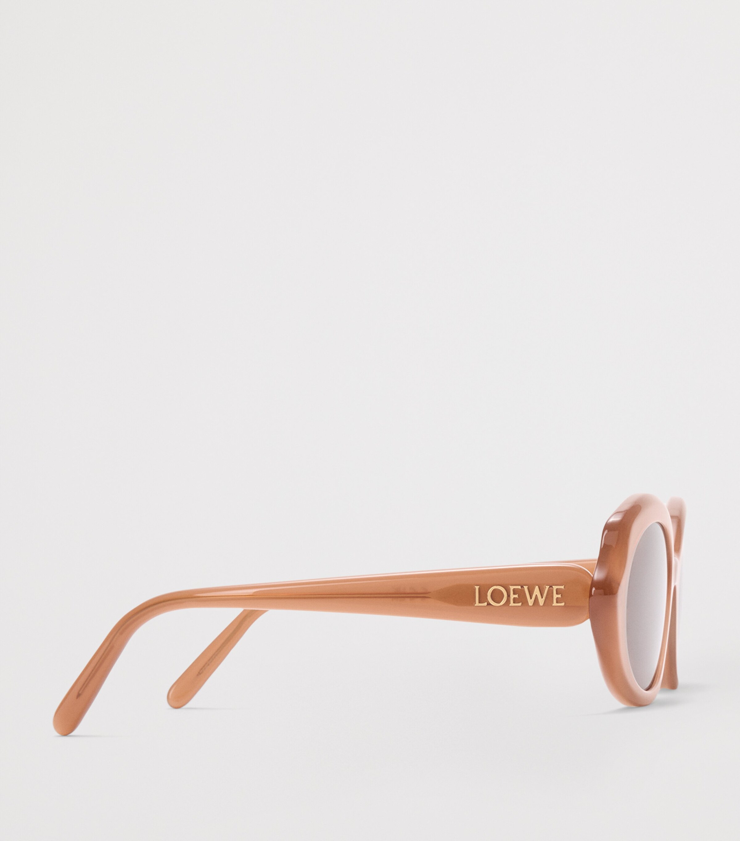 LOEWE Delta Slim Sunglasses Milky Caramel Image 3