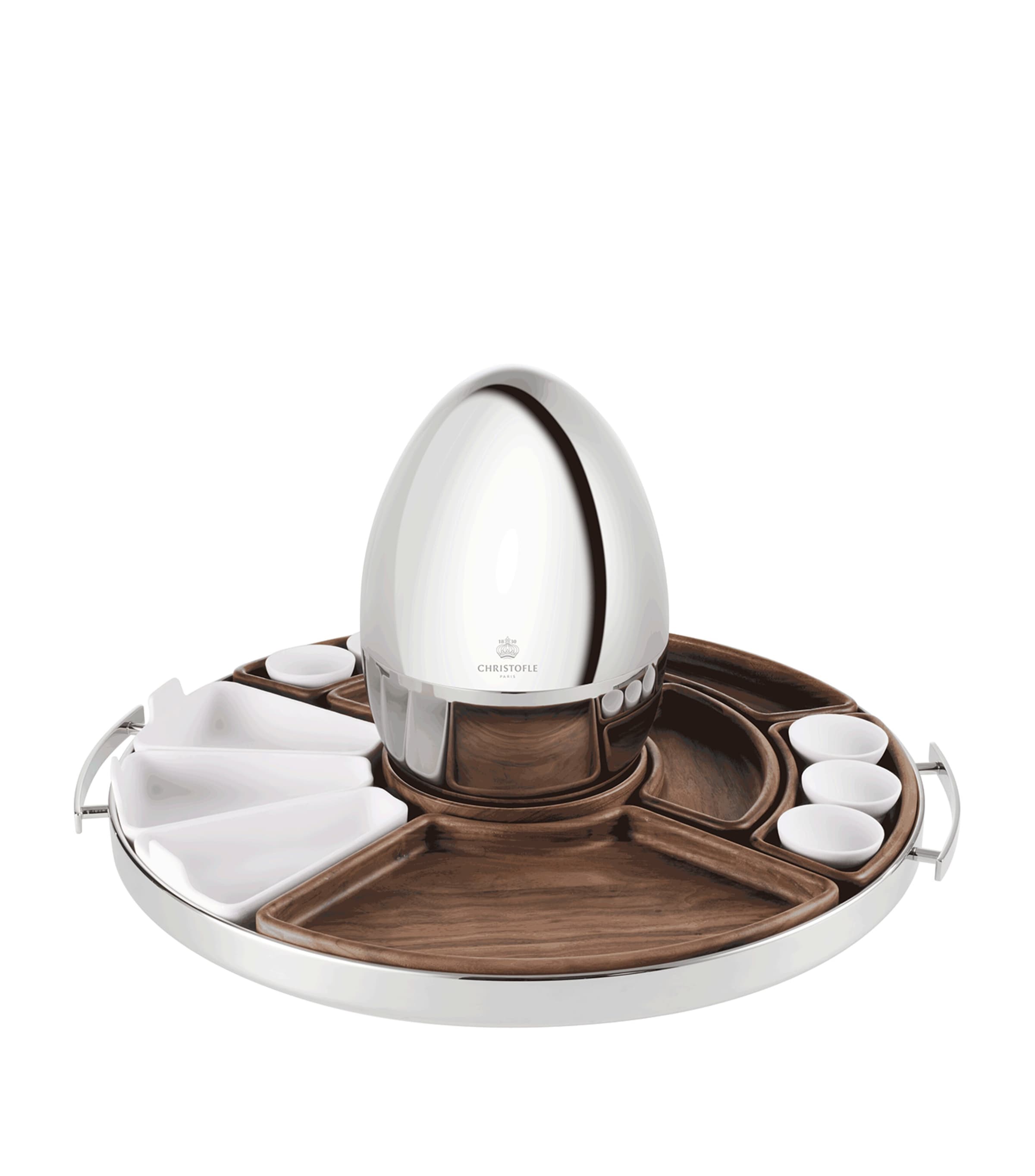 Christofle Mood Asia Tray In Silver