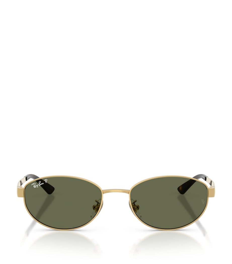 RB3774D Metal Oval Sunglasses 001/9A Image 1