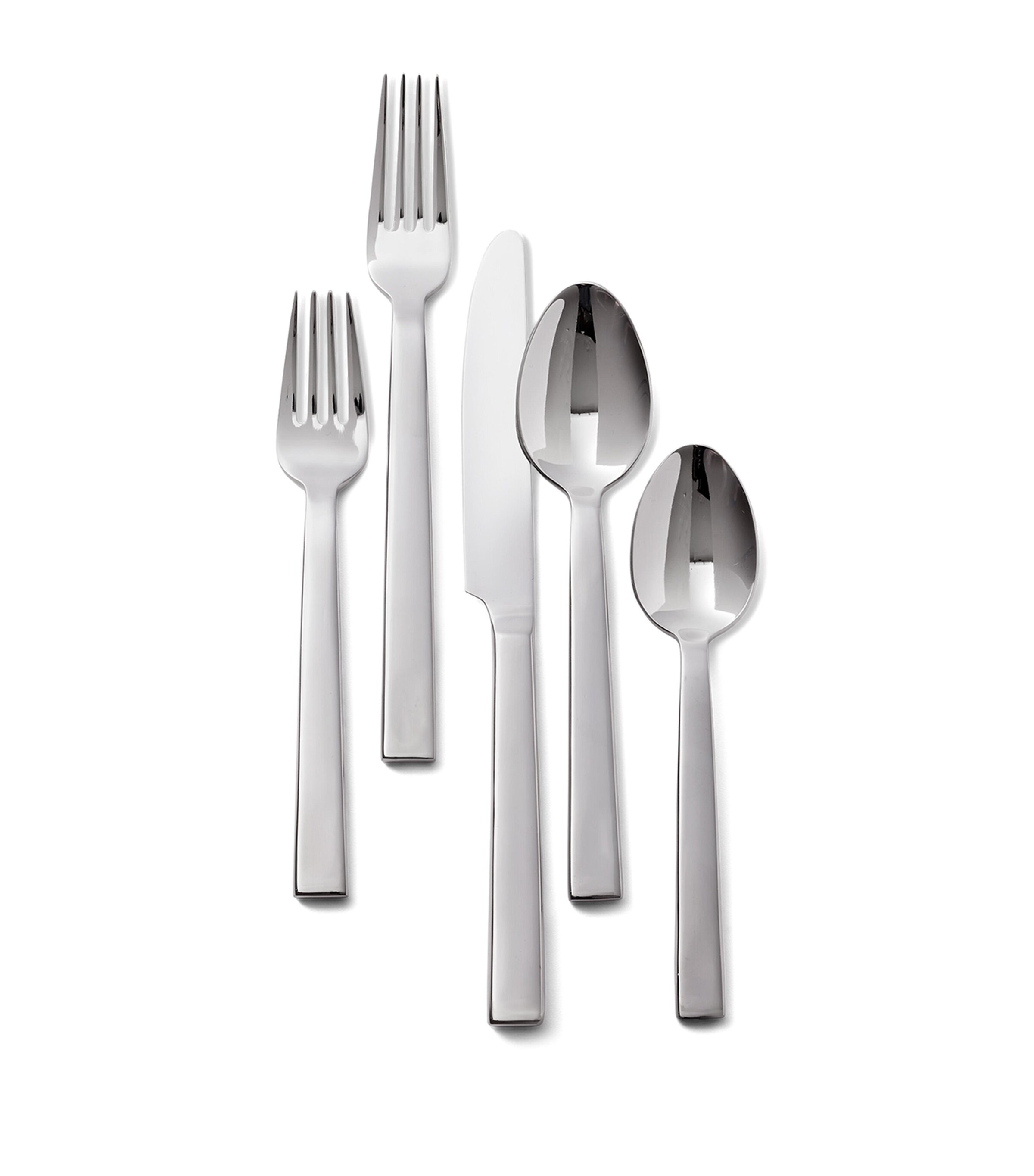 Ralph Lauren Home Stainless Steel Academy 5-Piece Cutlery Set Silver Image 1