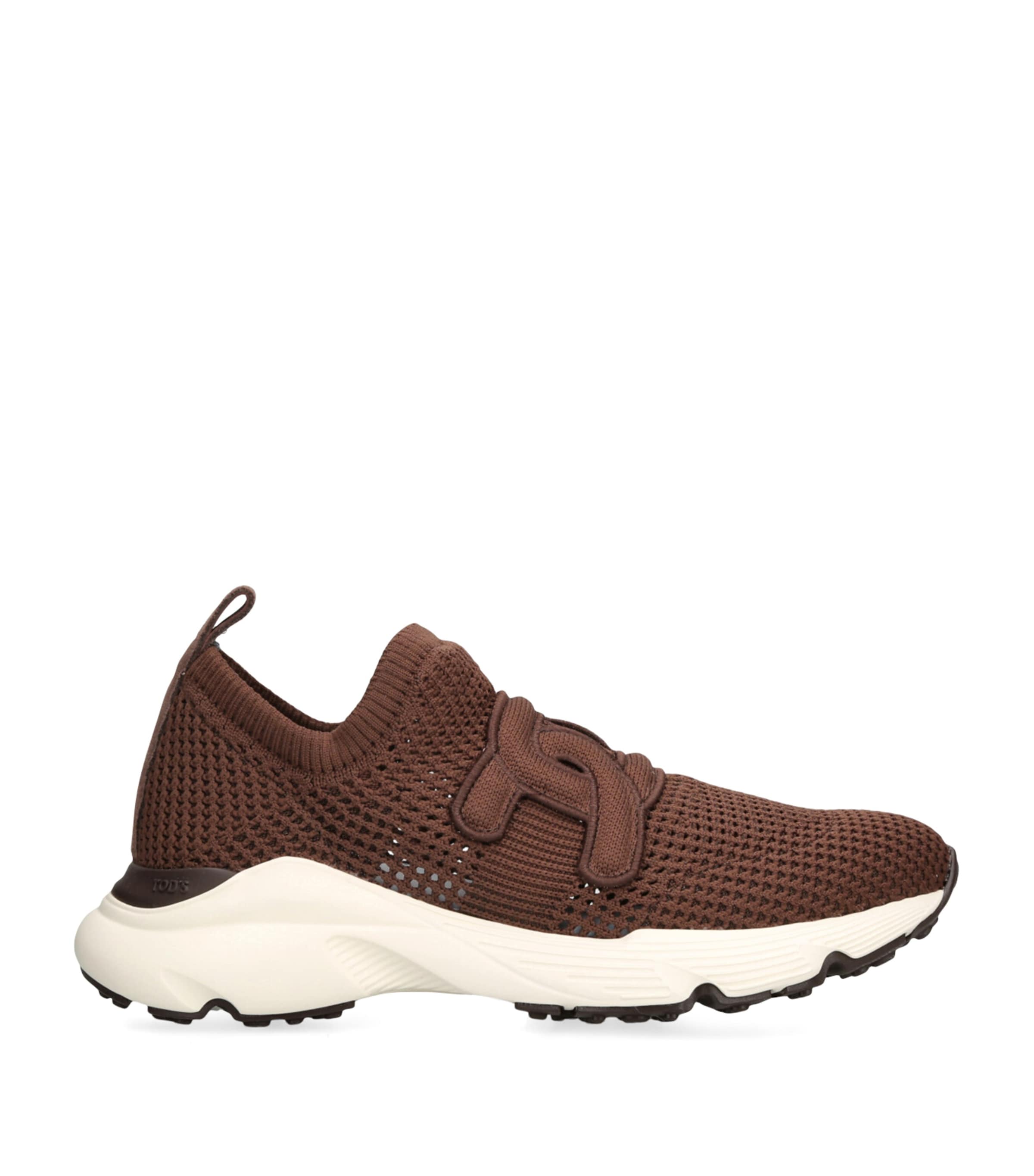 Tod's Sport Run 54c Calzino Sneaker Brown Image 1