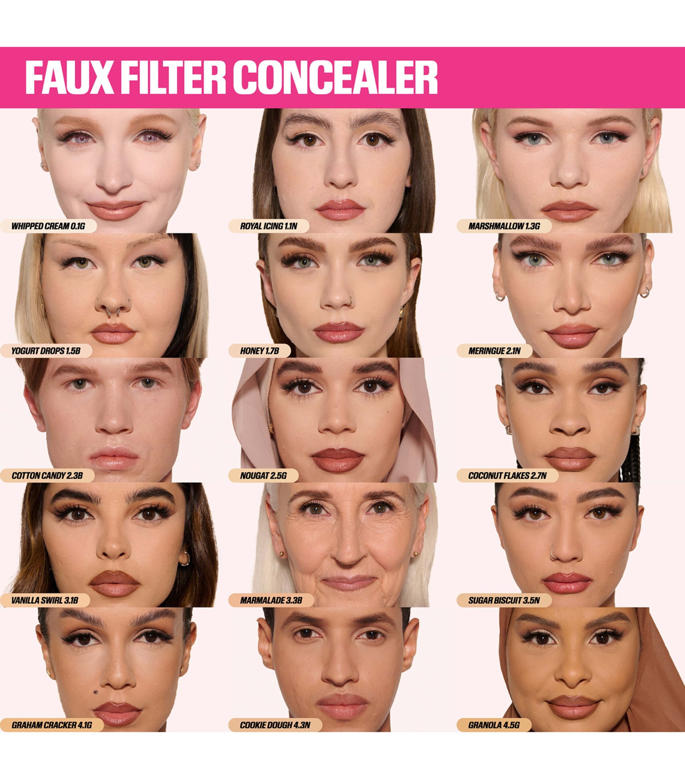 #FauxFilter Luminous Matte Liquid Concealer 6.3 PRALINE Image 3