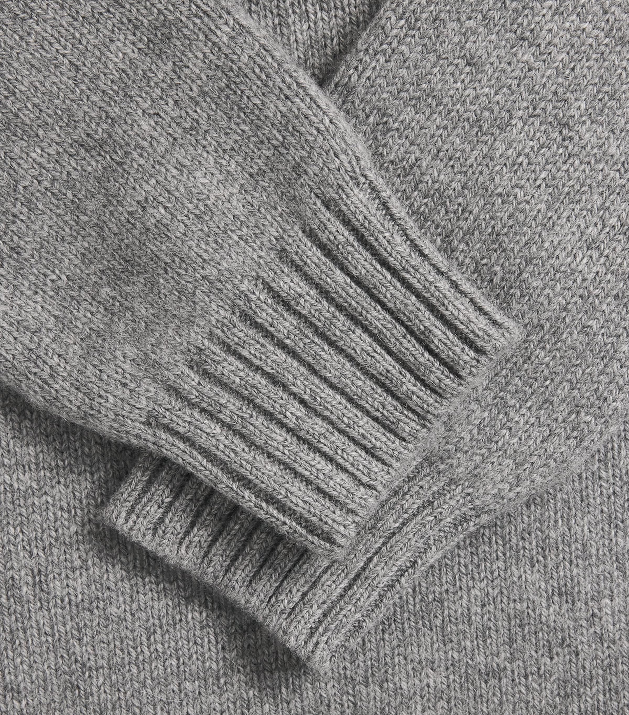 Isaia Mens Cashmere Cable-Knit Rollneck Sweater Image 6