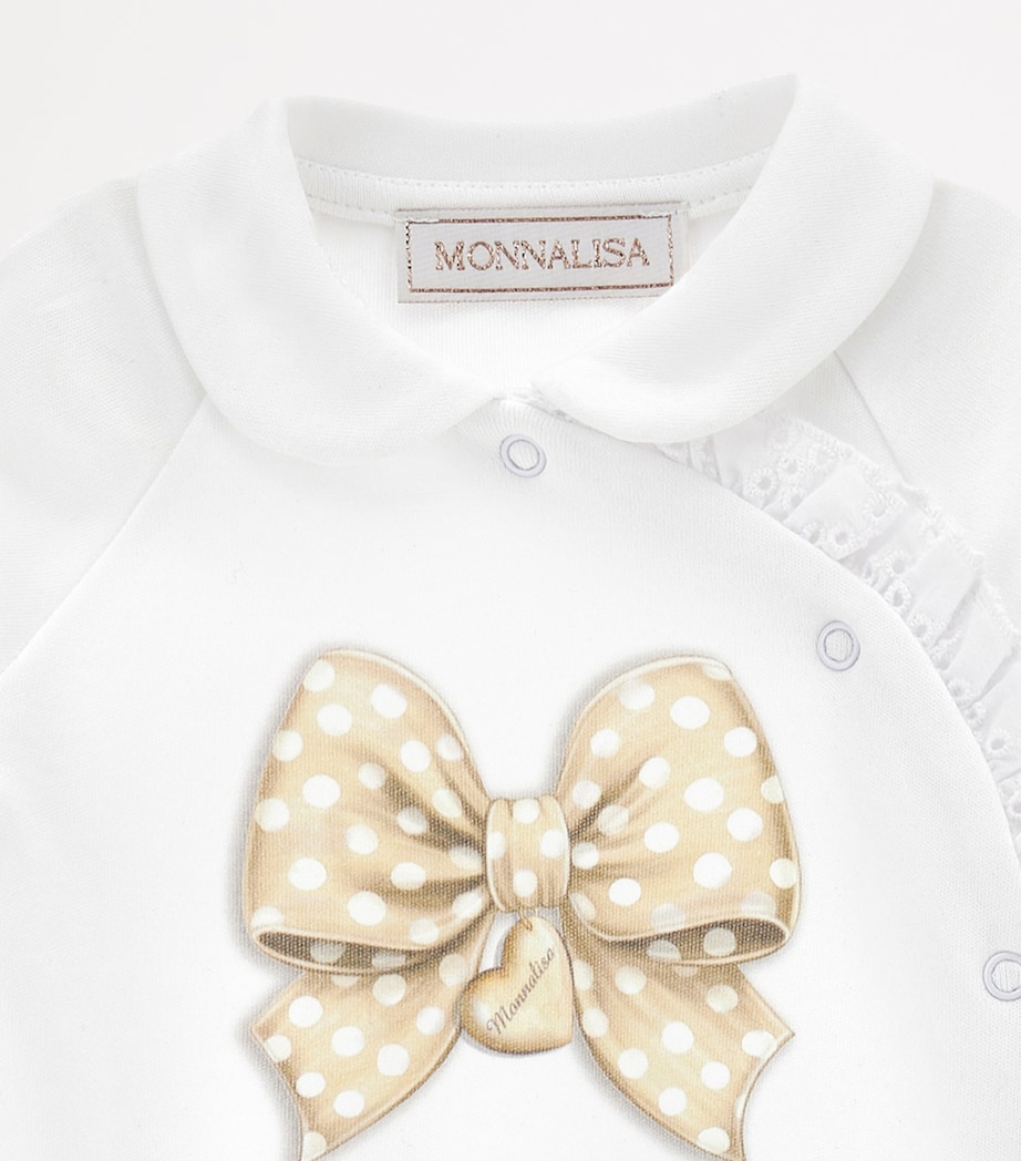 Cotton All-In-One, Hat and Bib Set (1-9 Months) BIANCO Image 4