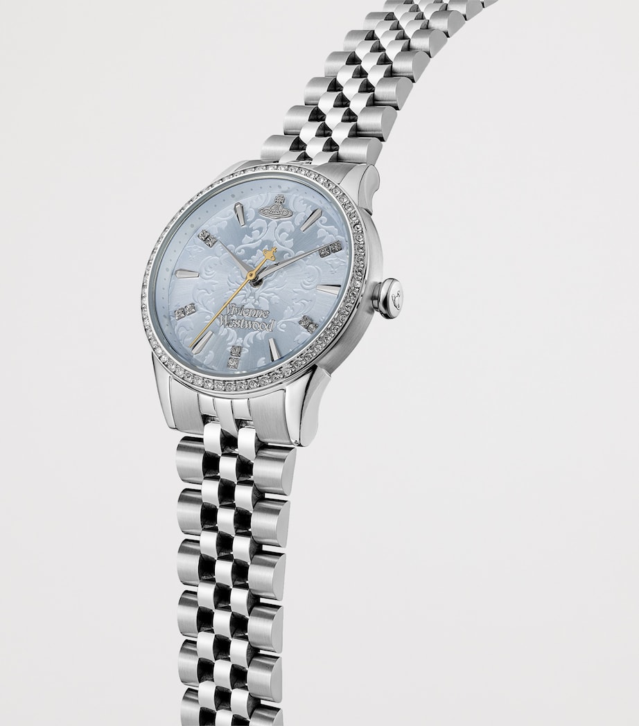 Stainless Steel Little Wallace Watch 32mm SILVER BLUE Image 3