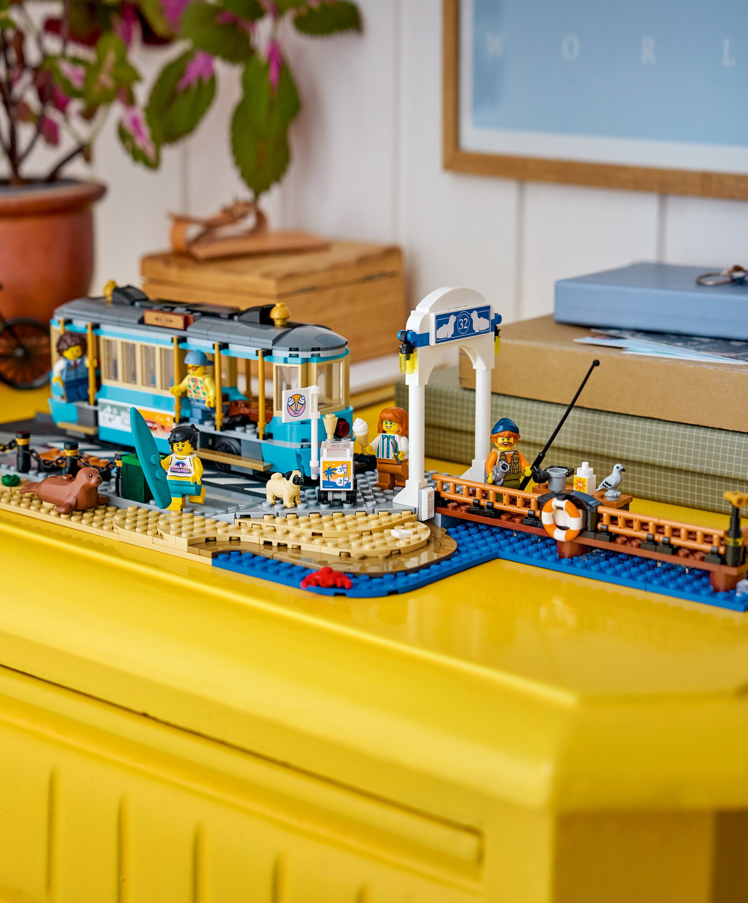Lego LEGO City Classic Beach Tram - Train Toy Set 60506 Image 5