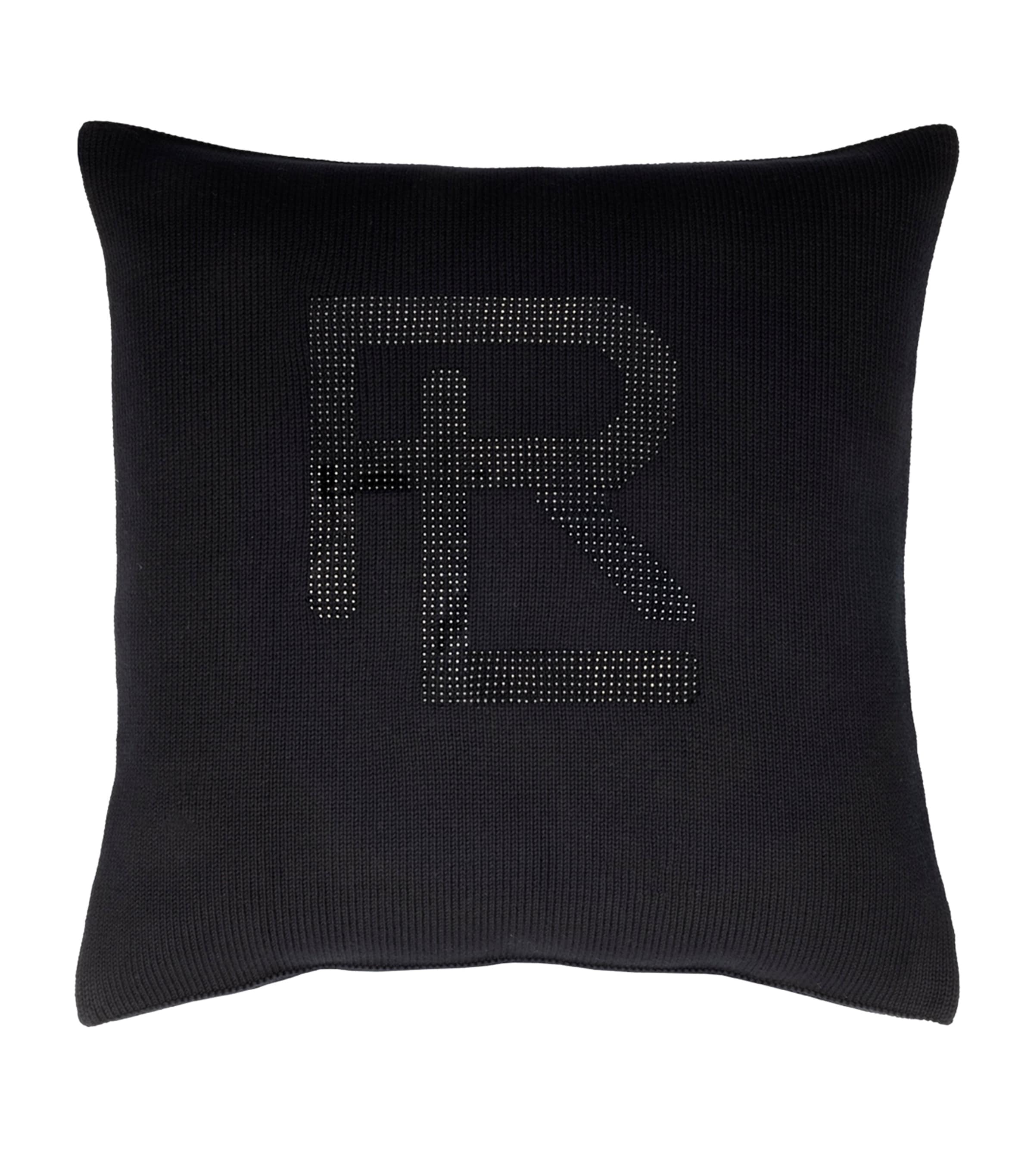 Ralph Lauren Home Hawthorne Cushion Cover (50cm x 50cm) Black Image 1