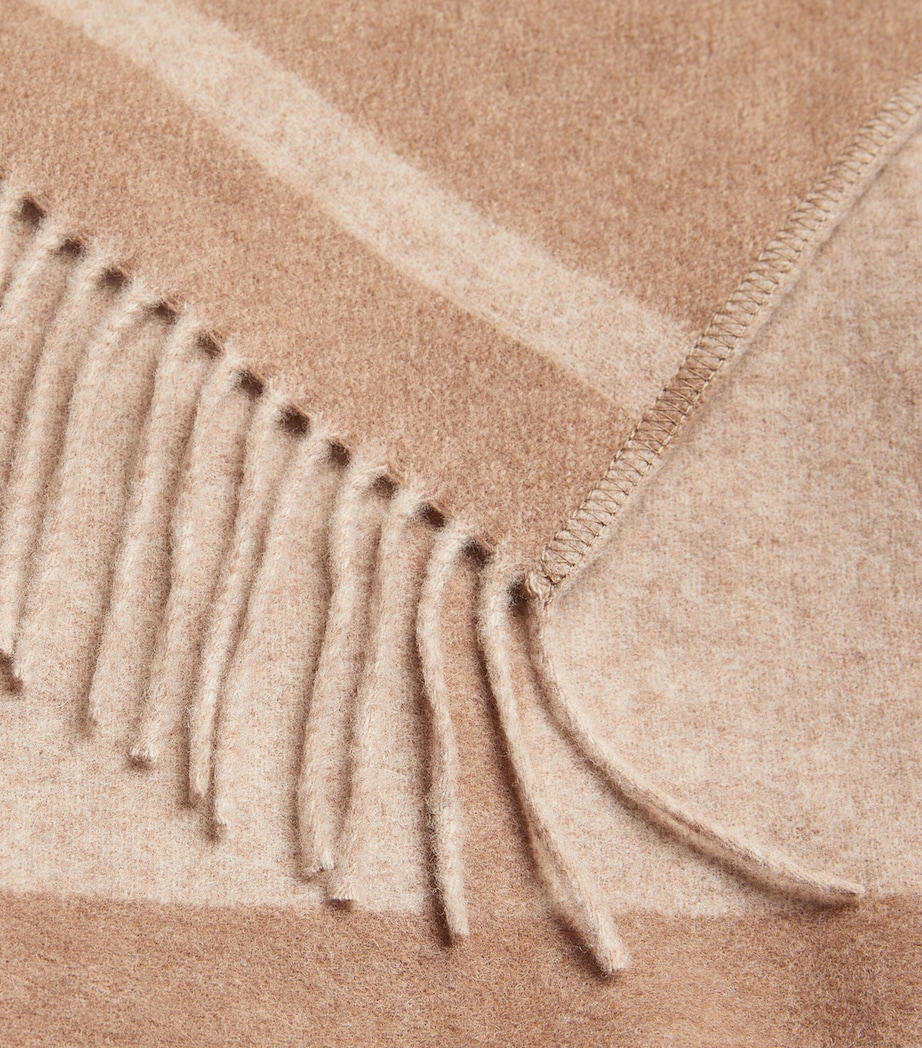 Wool Jacquard Hilde Cape BEIGE Image 5