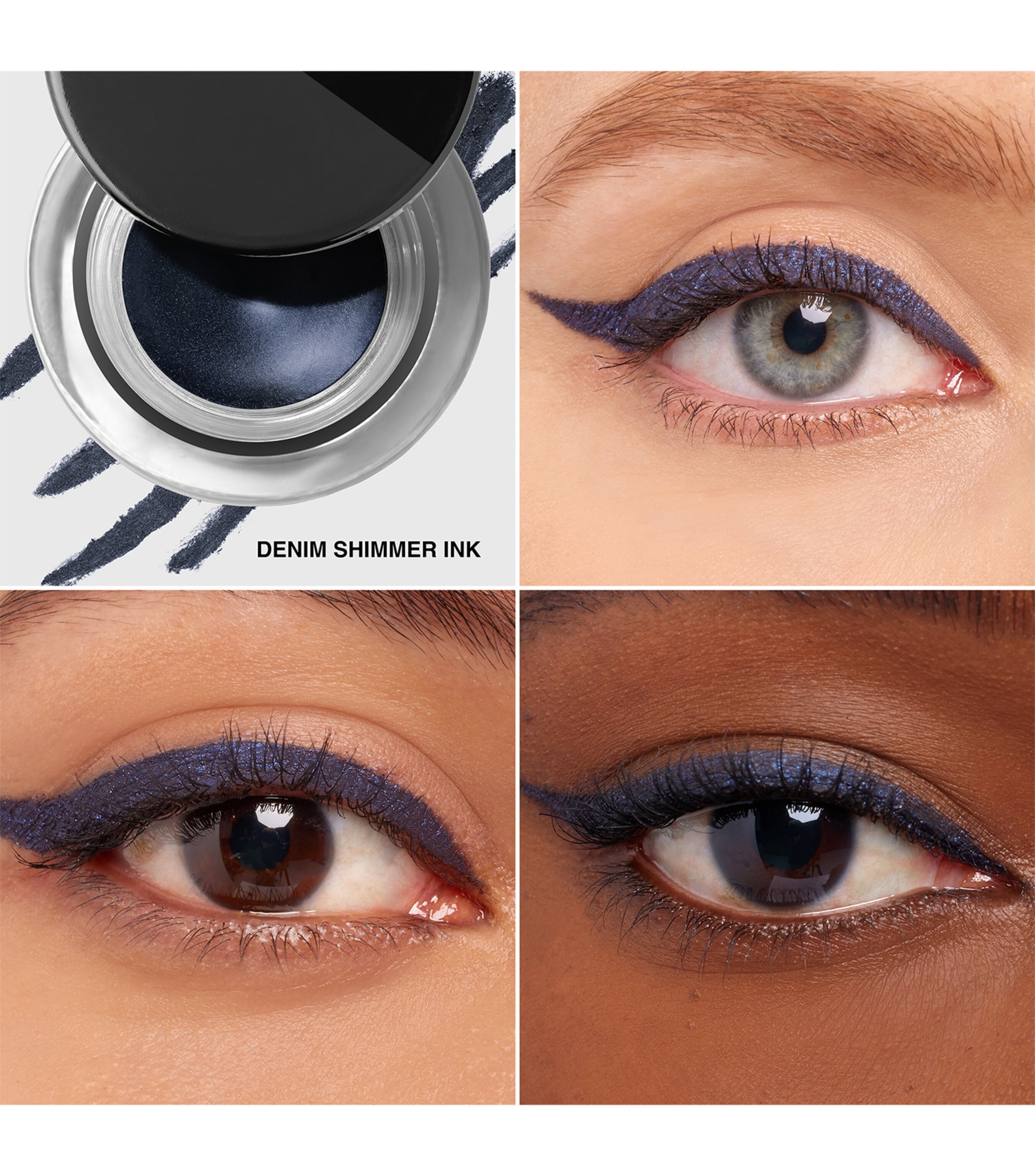 Bobbi Brown Long-Wear Gel Eyeliner Denim Shimmer Ink Image 2