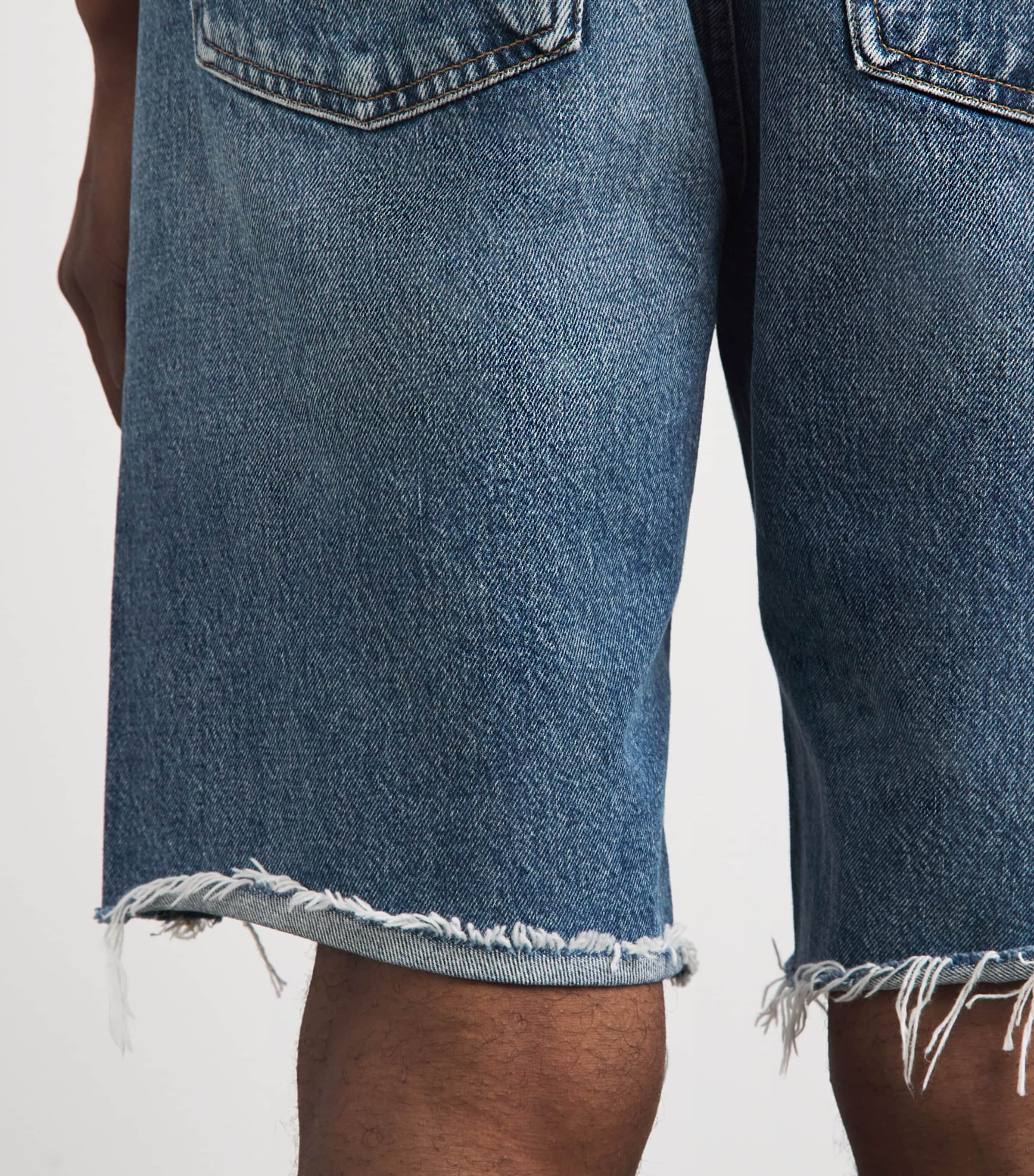 AGOLDE Mens Denim Anson Shorts Guide Worn Md Rang Image 3