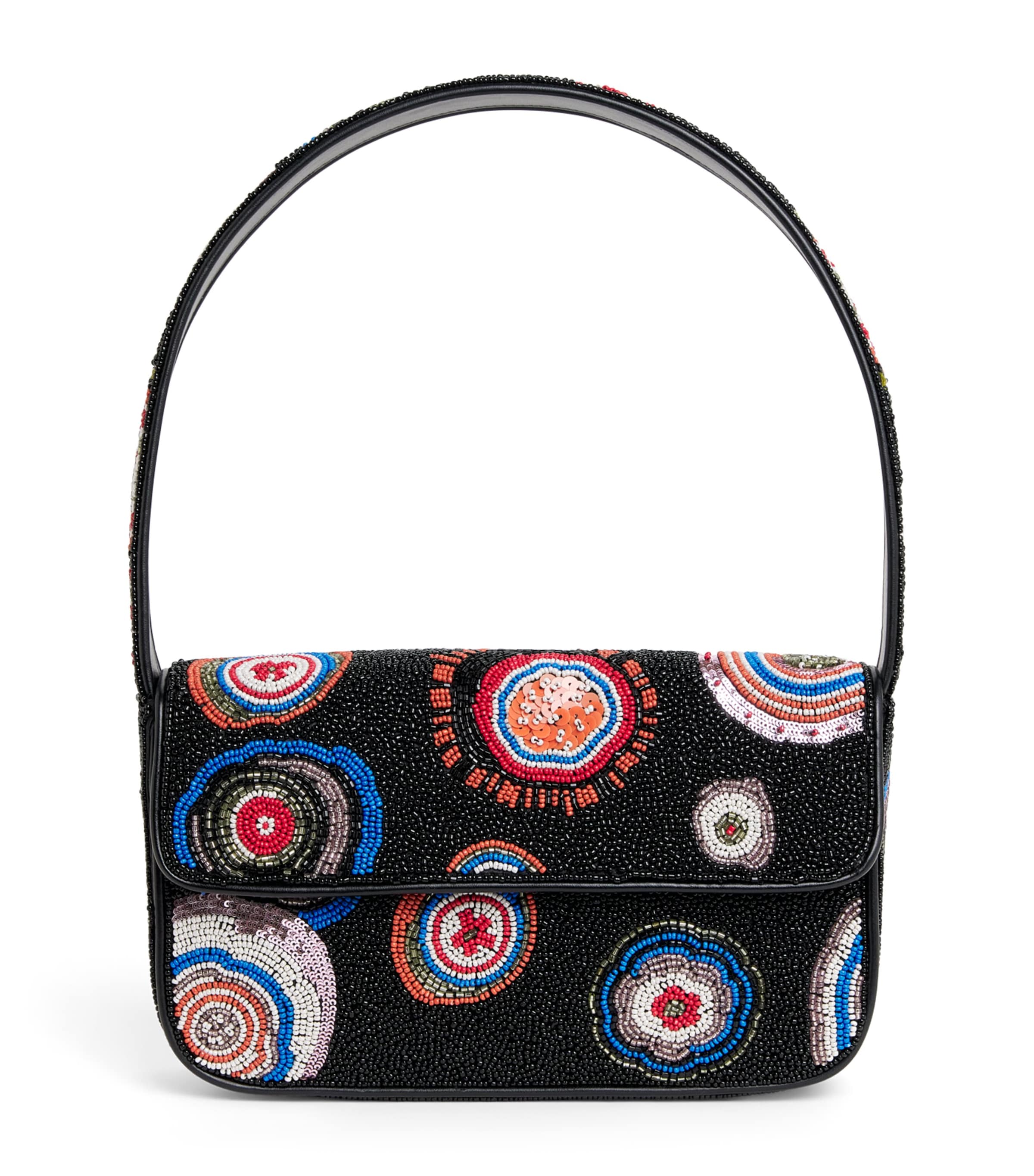 STAUD Beaded Tommy Shoulder Bag Millefiore Image 1