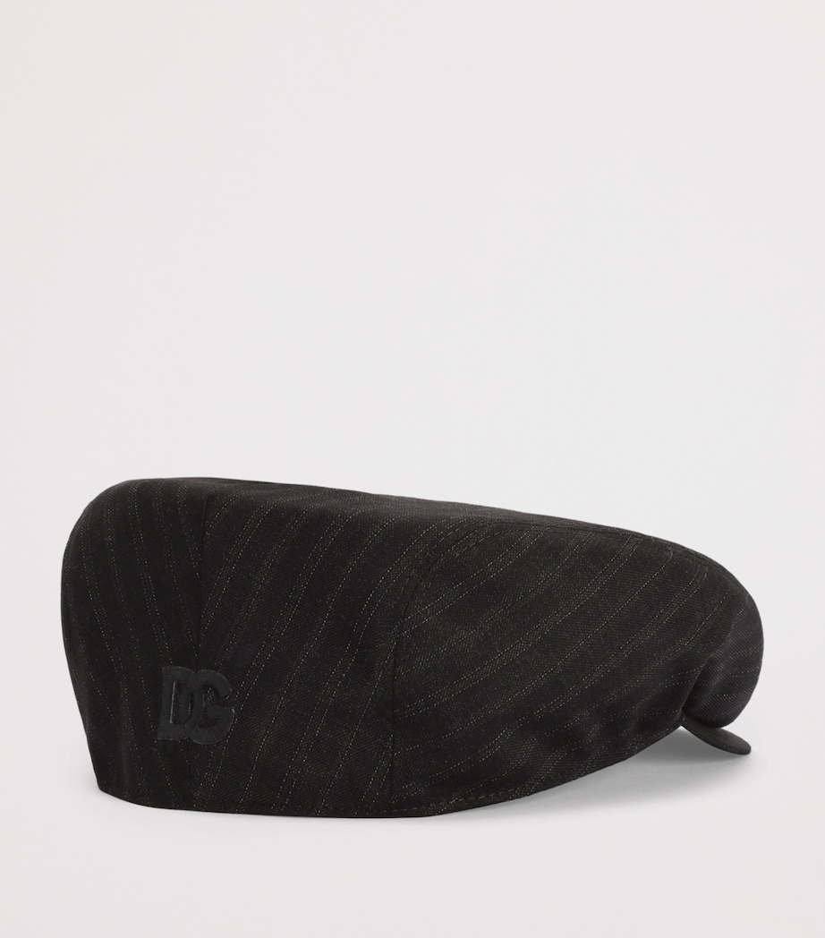 Virgin Wool Flat Cap S8051-STRIPED Image 2