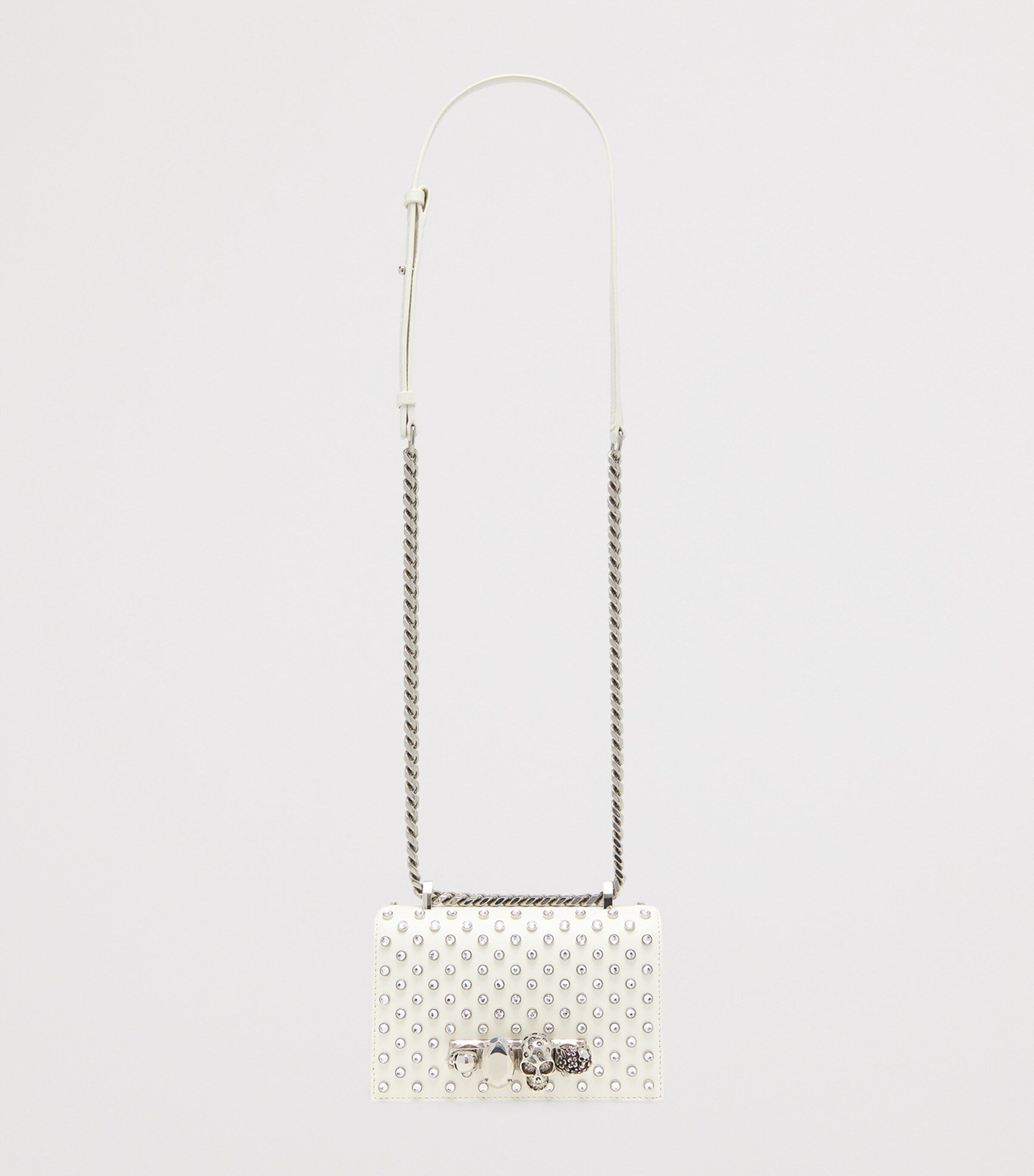 Mini Leather Jewelled Satchel 8500 Image 2