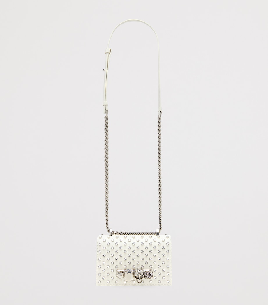 Mini Leather Jewelled Satchel 8500 Image 2