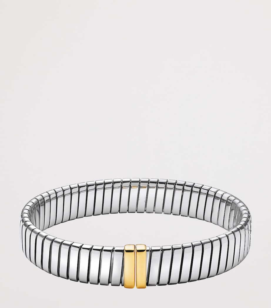 Bvlgari Yellow Gold and Stainless Steel Tubogas Bracelet Yellow Gold & Steel Image 6