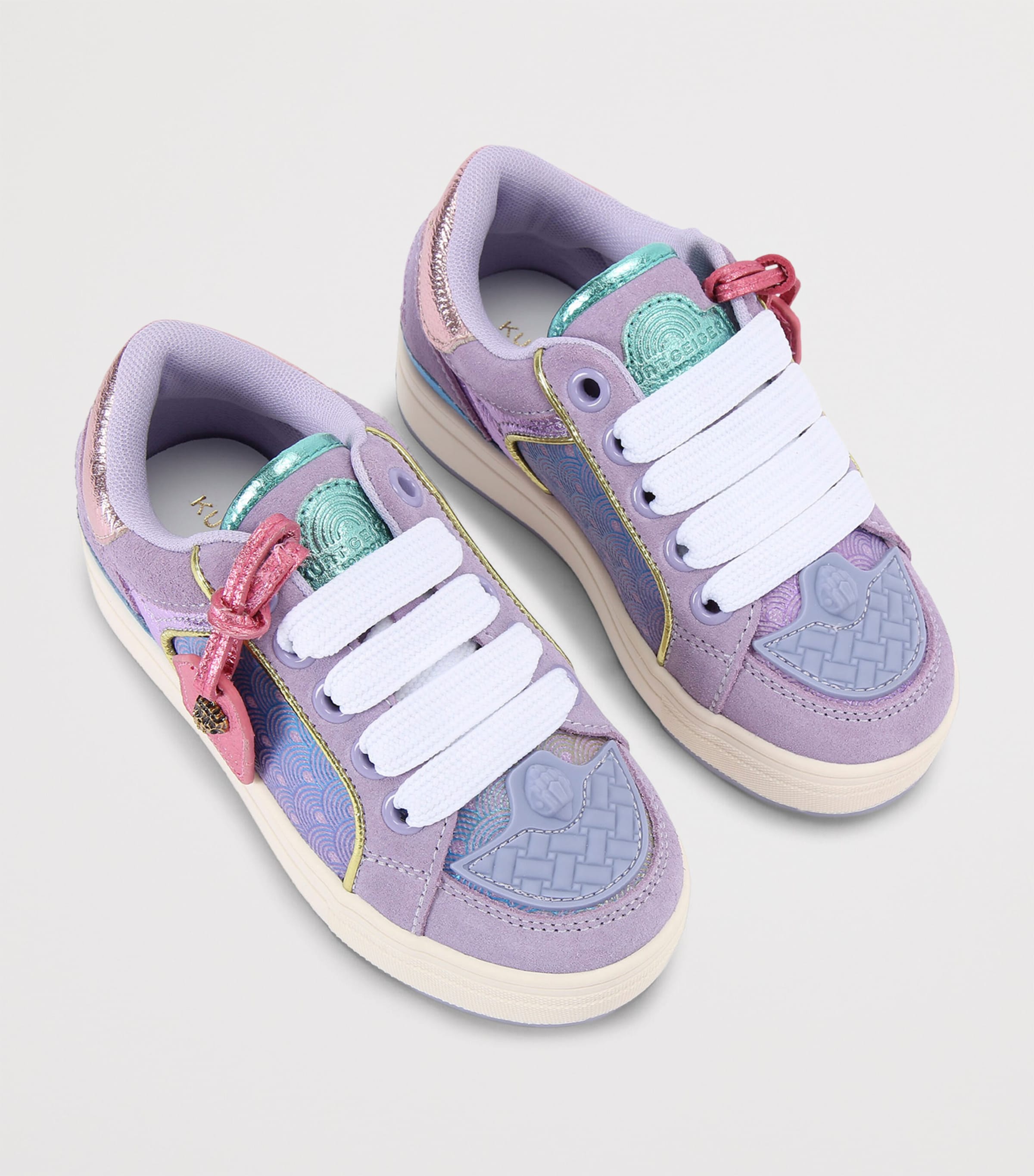 Leather Mini Southbank Tag Sneakers LILAC Image 4