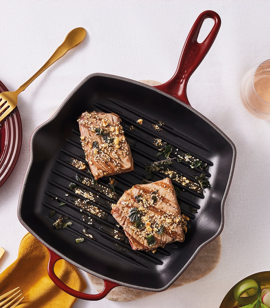 Cast Iron Square Grillit (26cm) GARNET Image 3