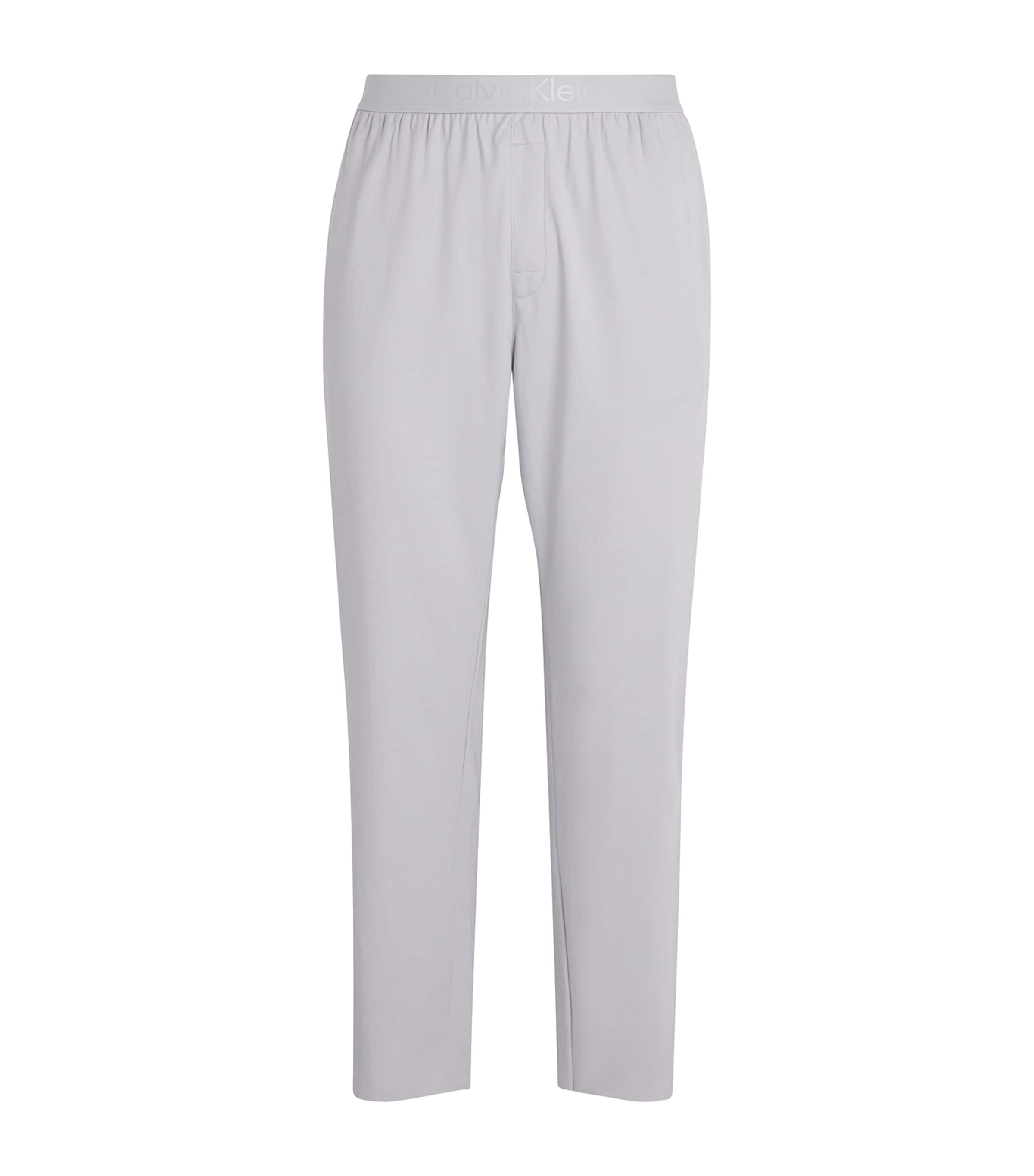 Calvin Klein Cotton-blend Sleep Trousers In White