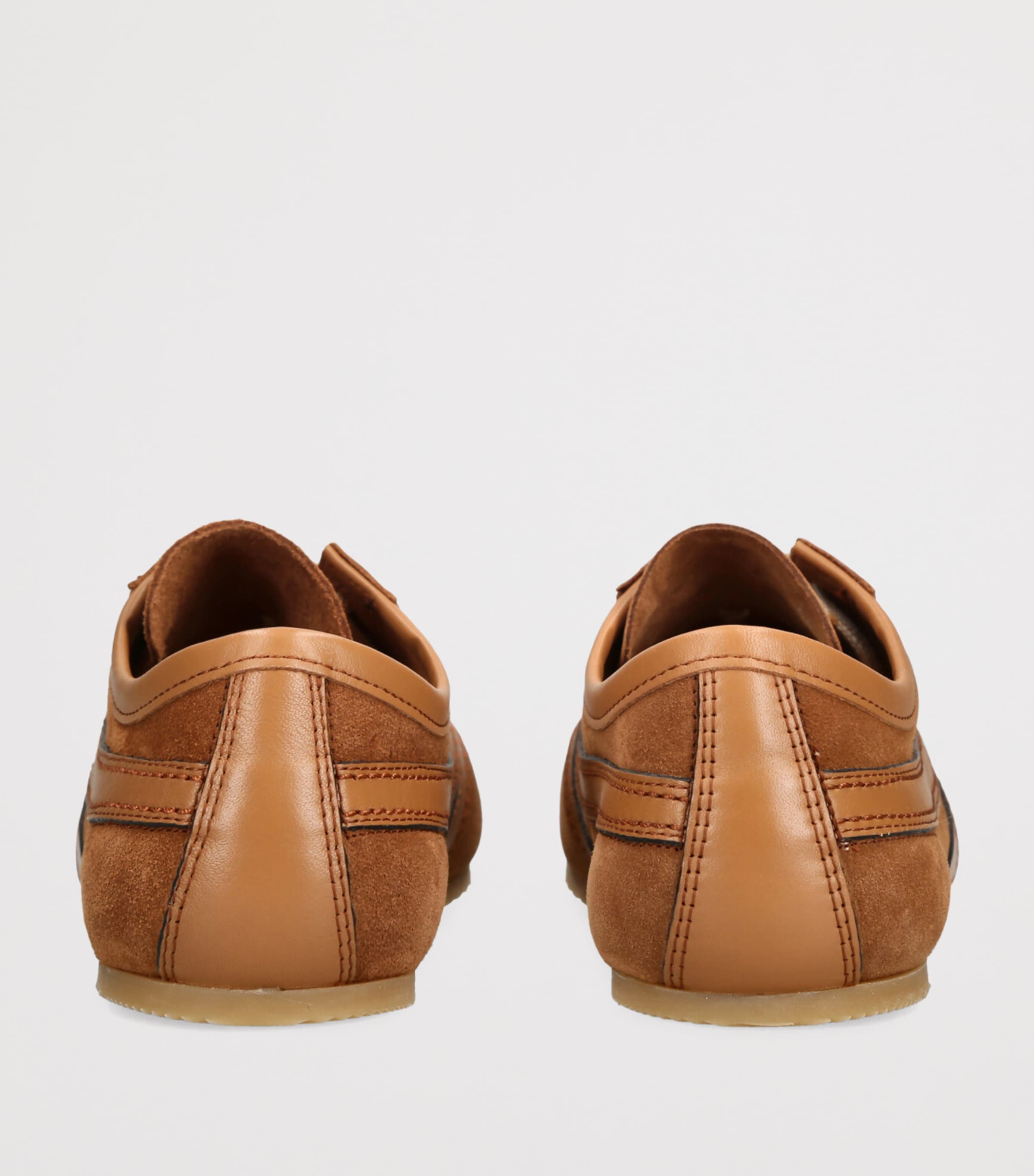 Suede Low-Top Sneakers TAN Image 2