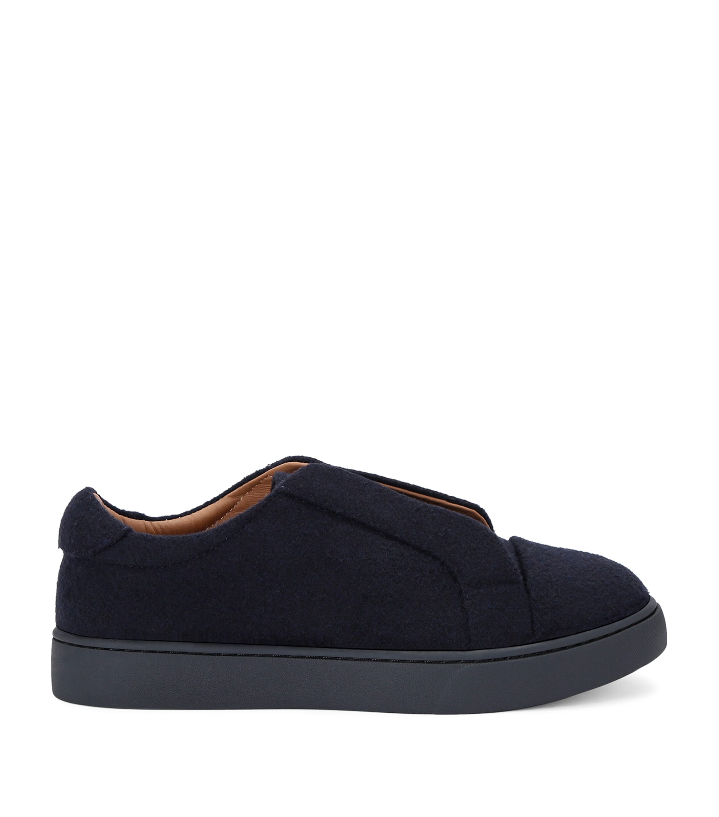 Age Of Innocence Kids' Wool Frank Slip-on Sneakers In Navy