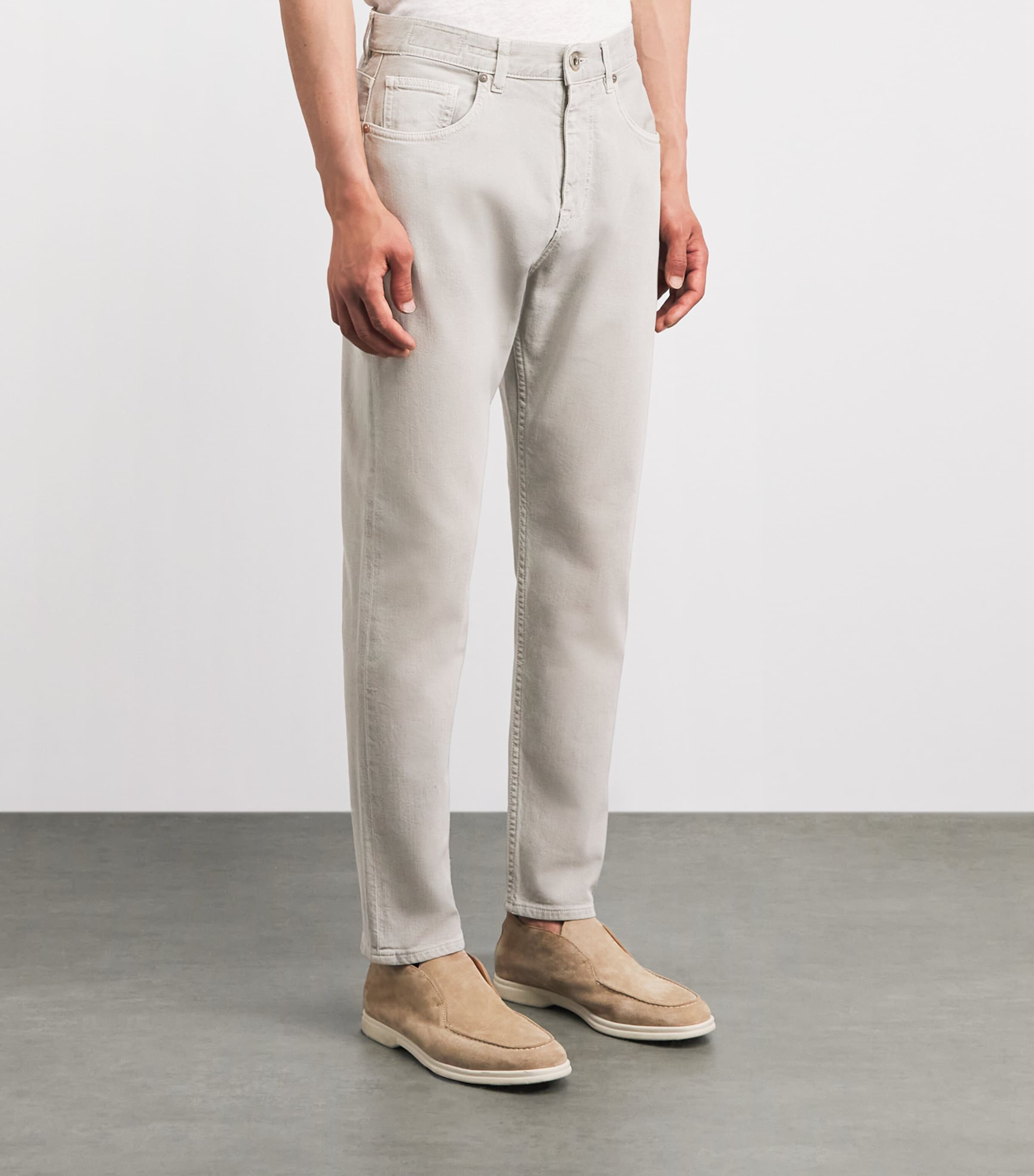 Eleventy Mens Relax Straight Jeans Cardamomo Chiaro Image 4