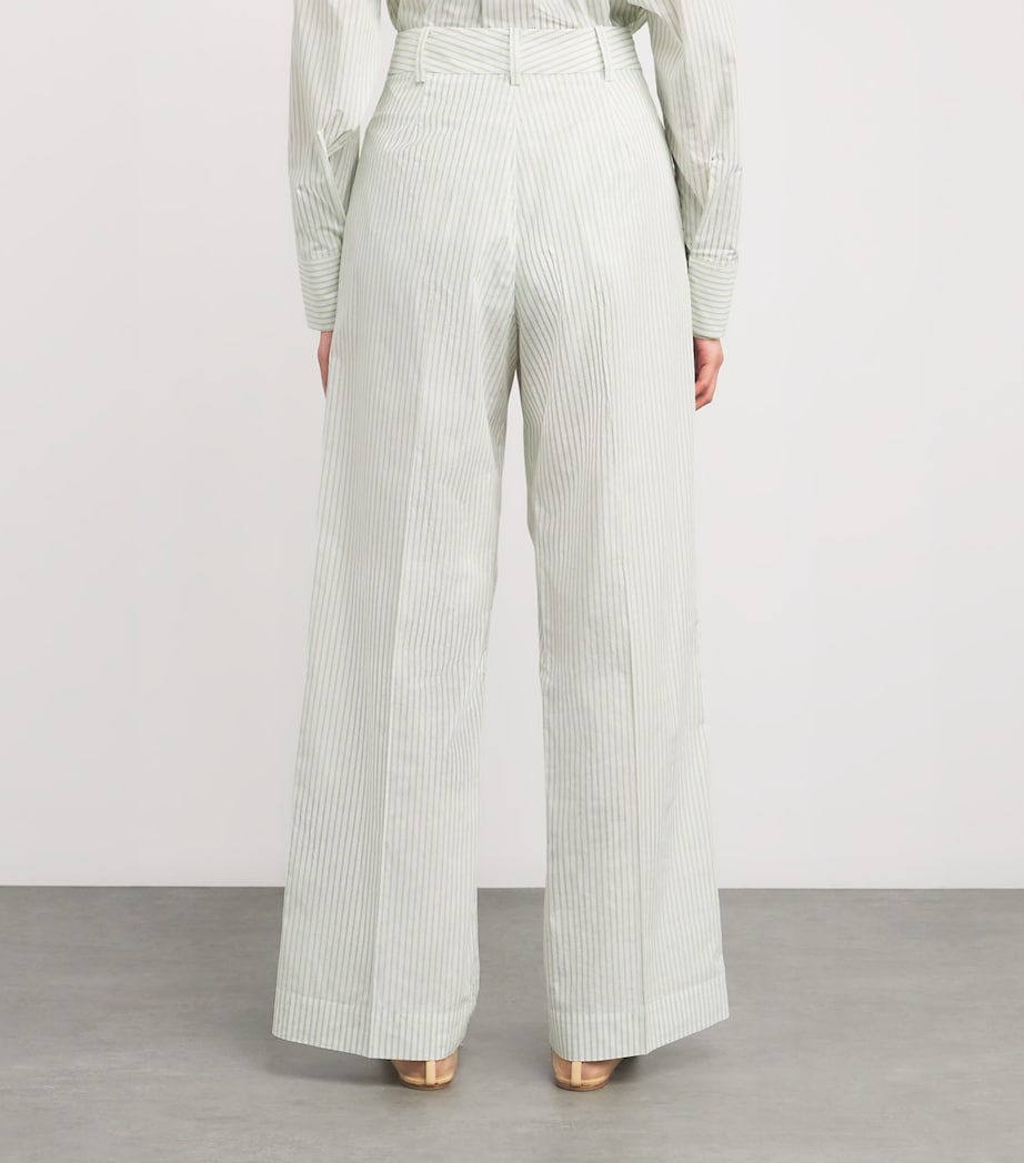 Cymbaria Wide-Leg Trousers QG5 TWIN STRIPE Image 4