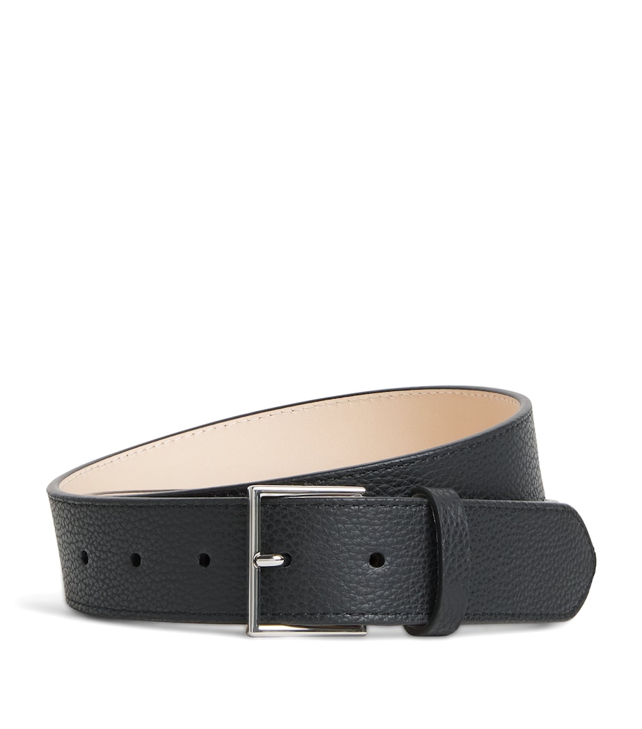 Paul Smith Leather Signature Stripe Edge Belt Image 1
