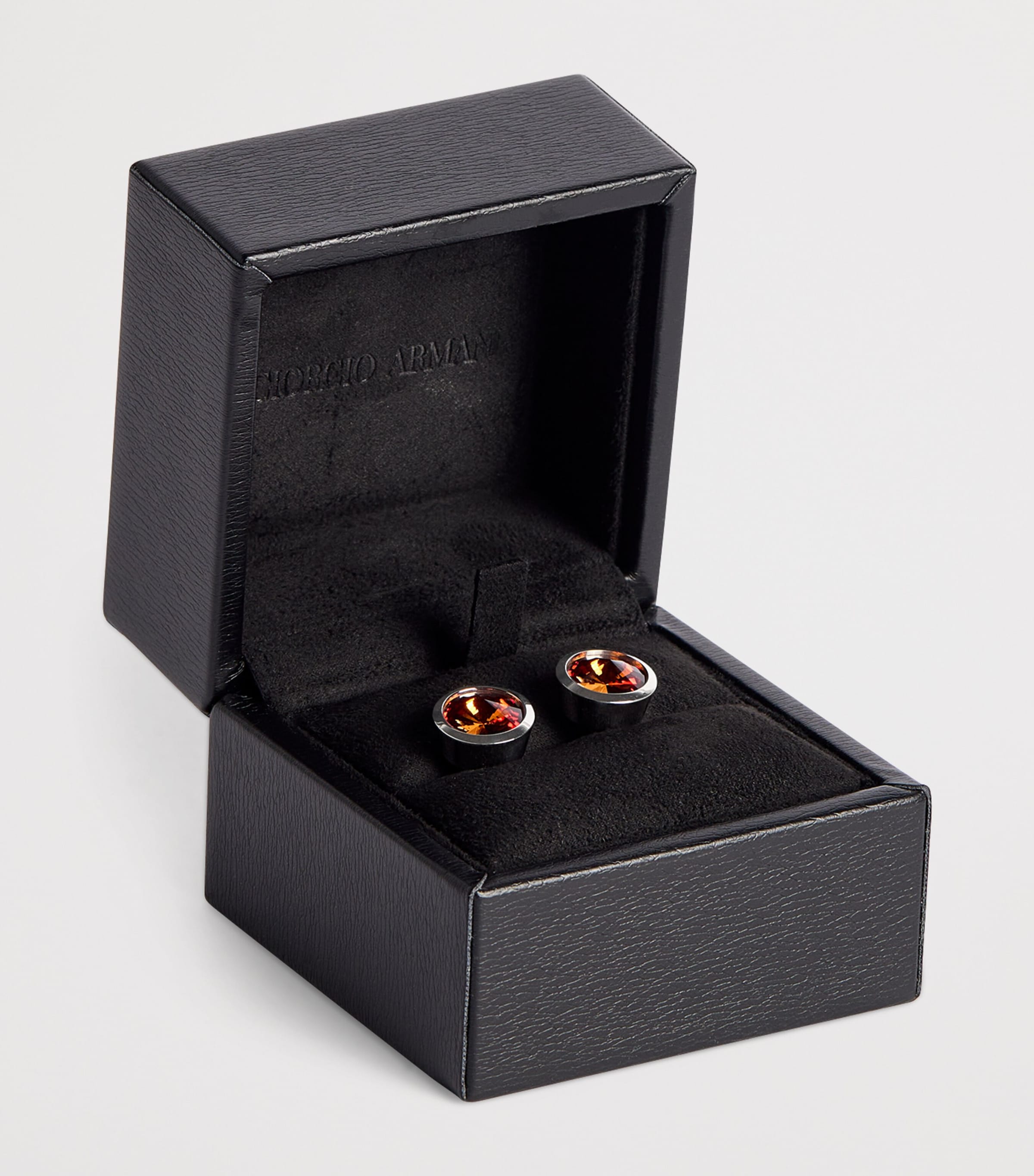 Sterling Silver Embellished Cufflinks U5041 Image 3