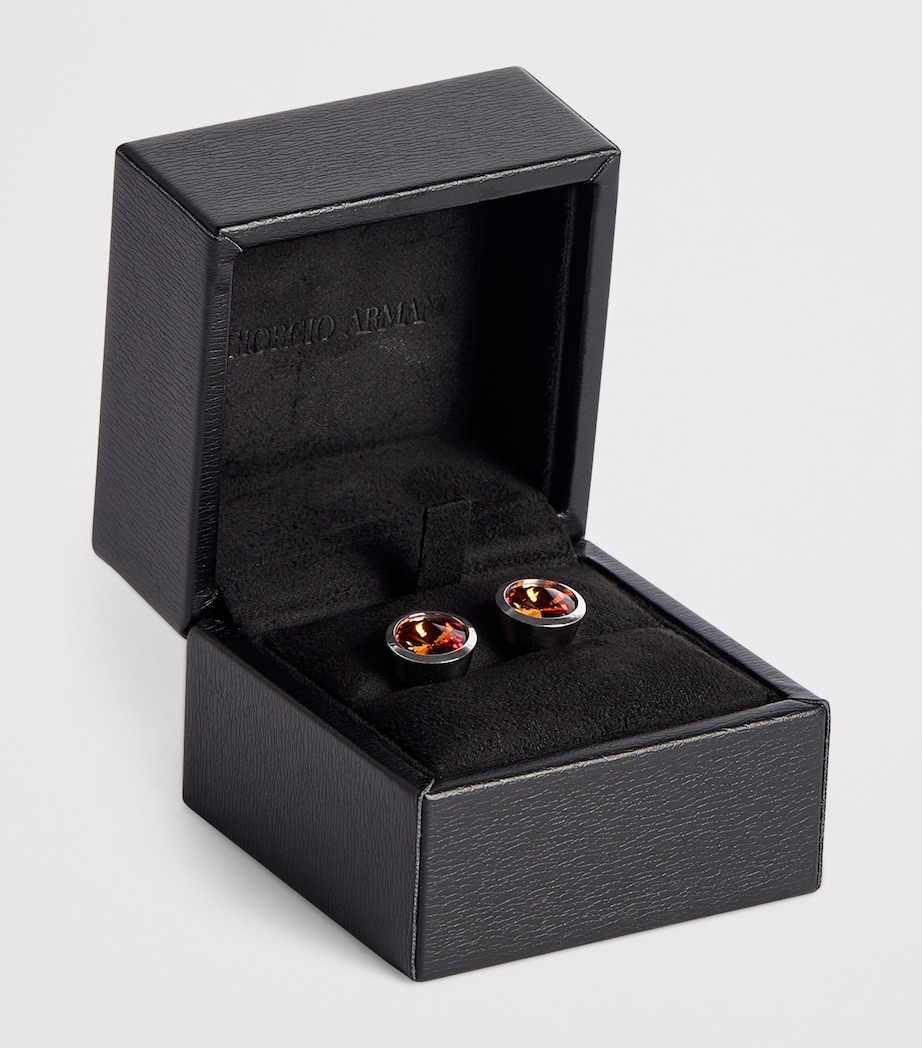 Sterling Silver Embellished Cufflinks U5041 Image 3