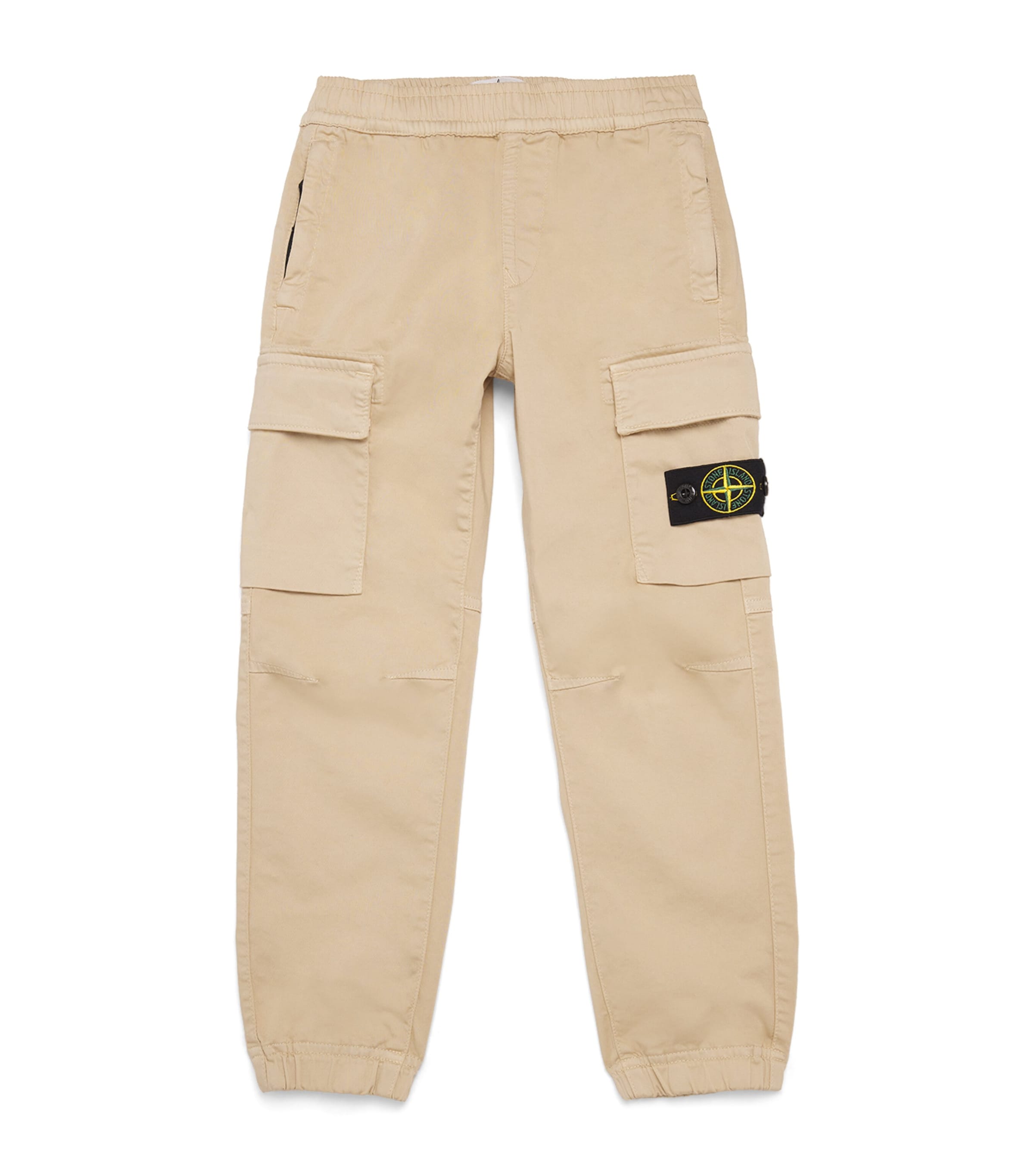 Stone Island Junior Stretch-Organic Cotton Cargo Trousers (2-14 Years) Image 1