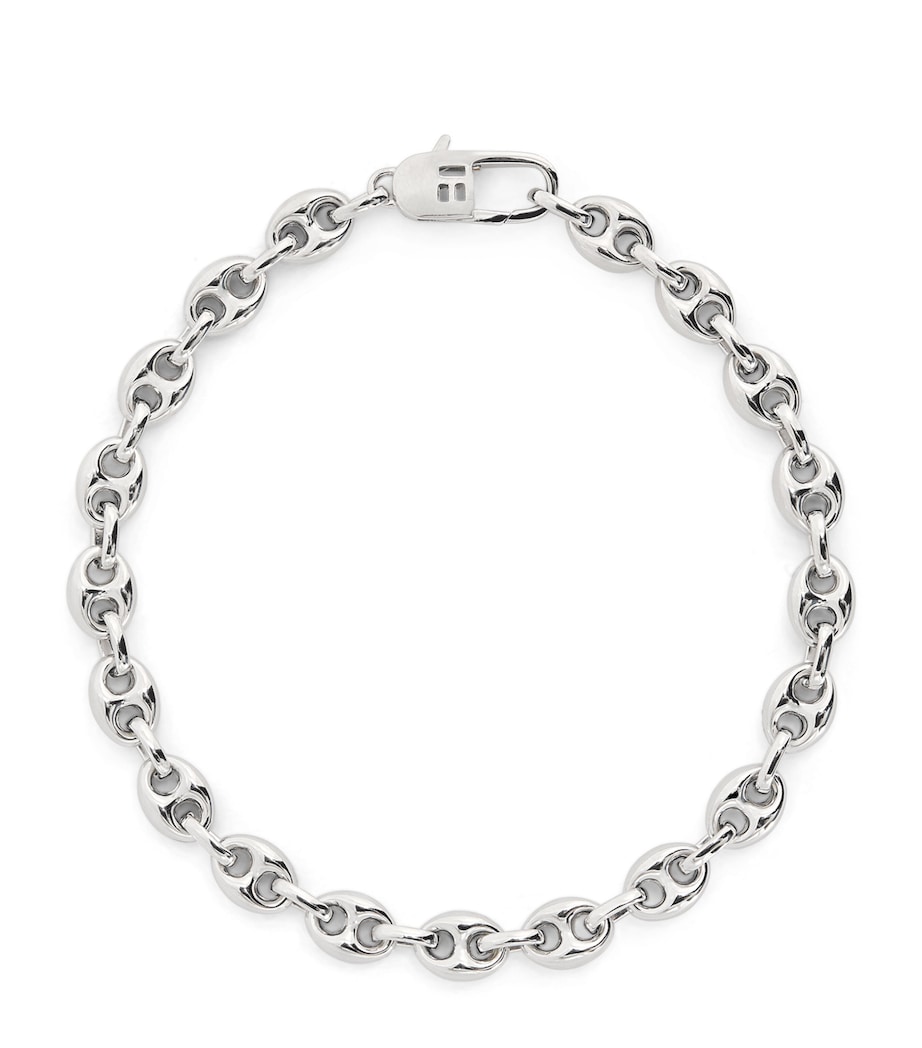 Sterling Silver Marine Link Chain Bracelet SILVER COLOUR Image 1