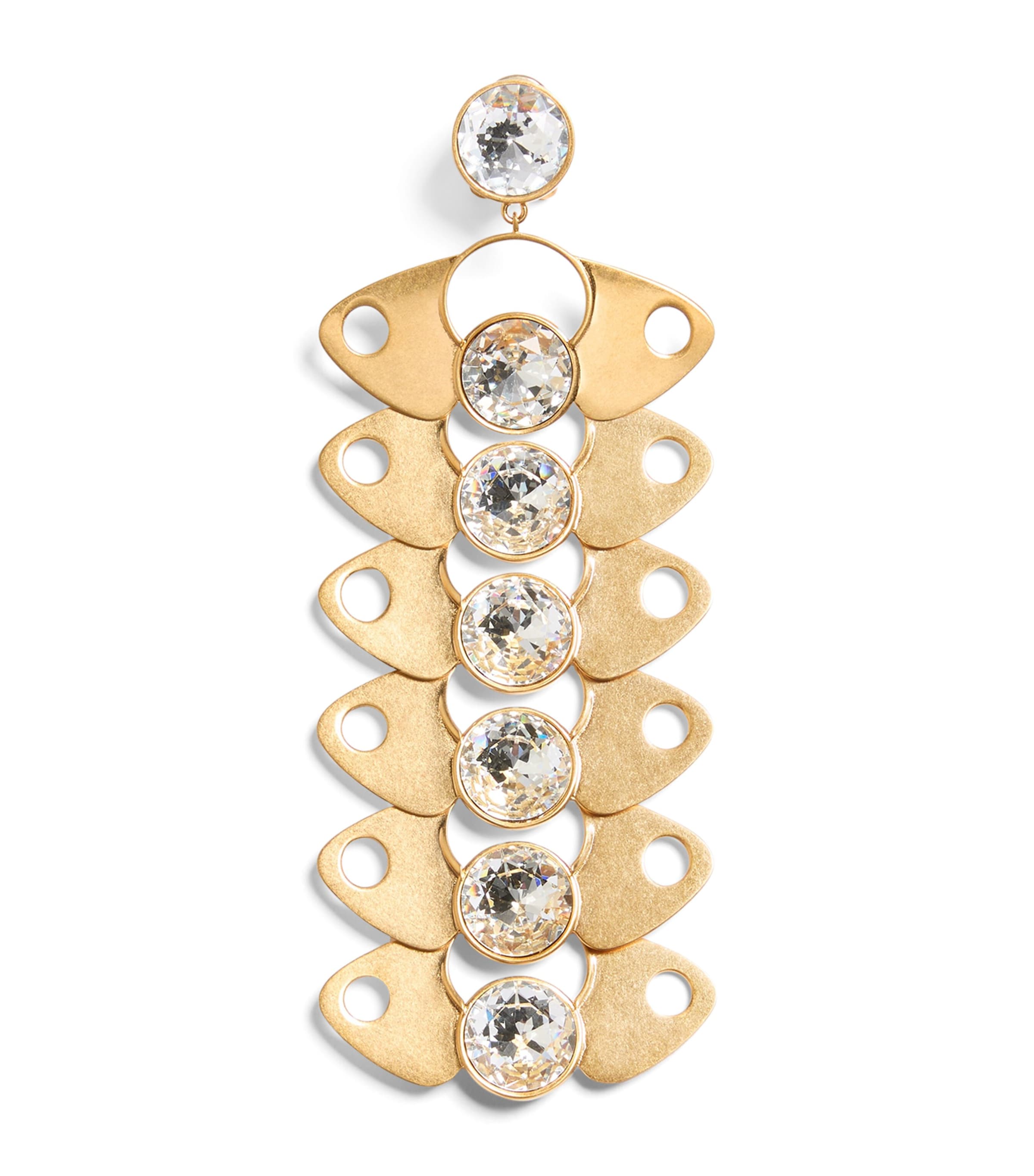 Valentino Garavani Embellished Pages Single Earring Image 1