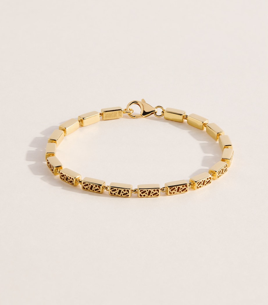 Suzanne Kalan Yellow Gold Thick Block-Chain Bracelet Yg/solid Image 1