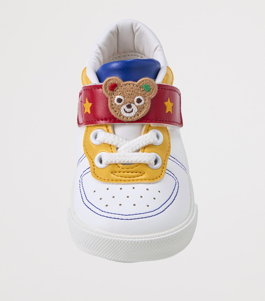 Faux Leather Velcro Sneakers 2 Image 4