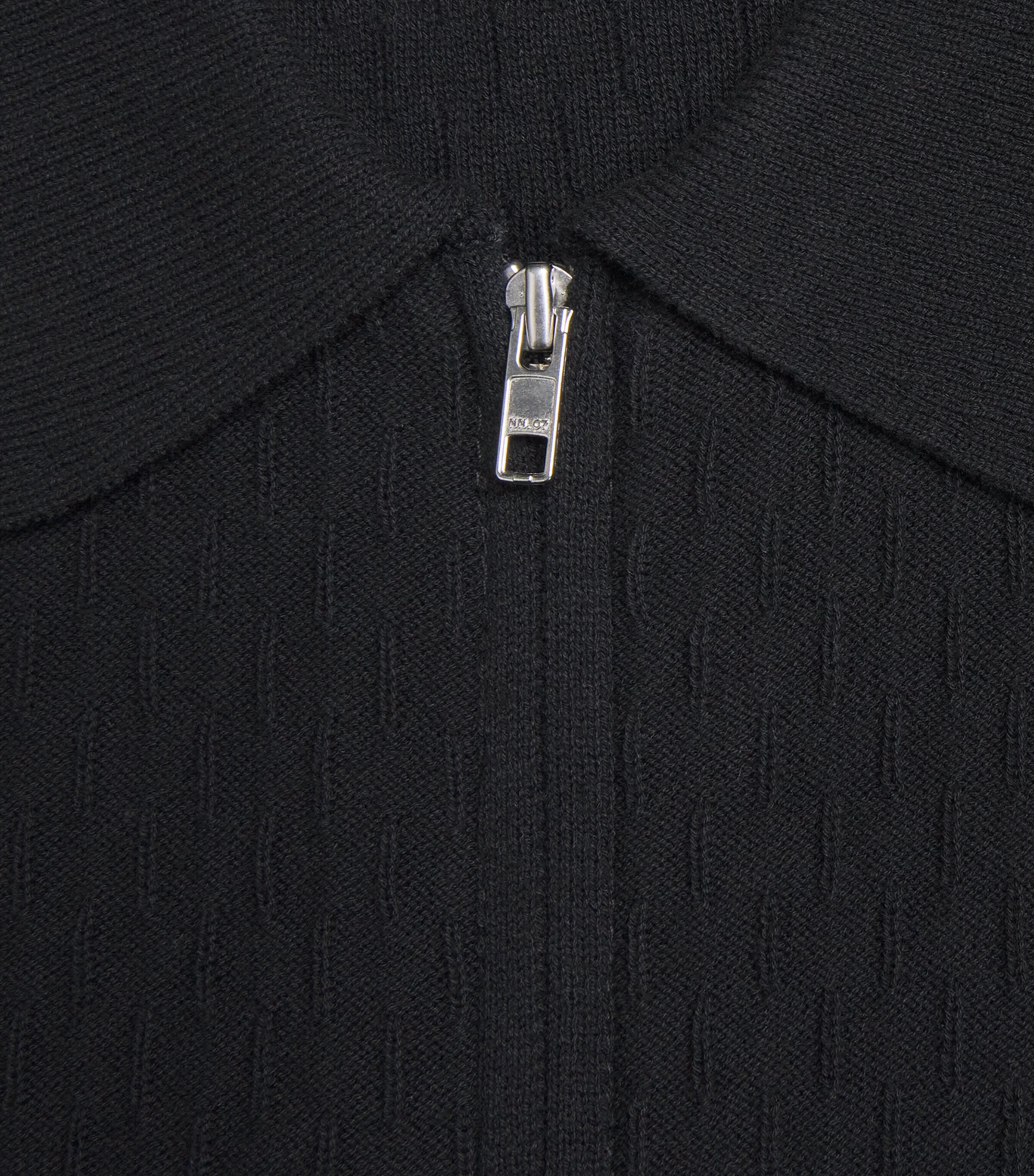 NN.07 Mens Organic Cotton Gustav Cardigan Black Image 6